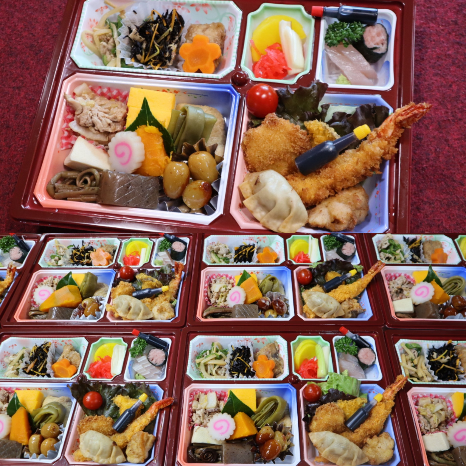 公民館での懇親会用パック料理！