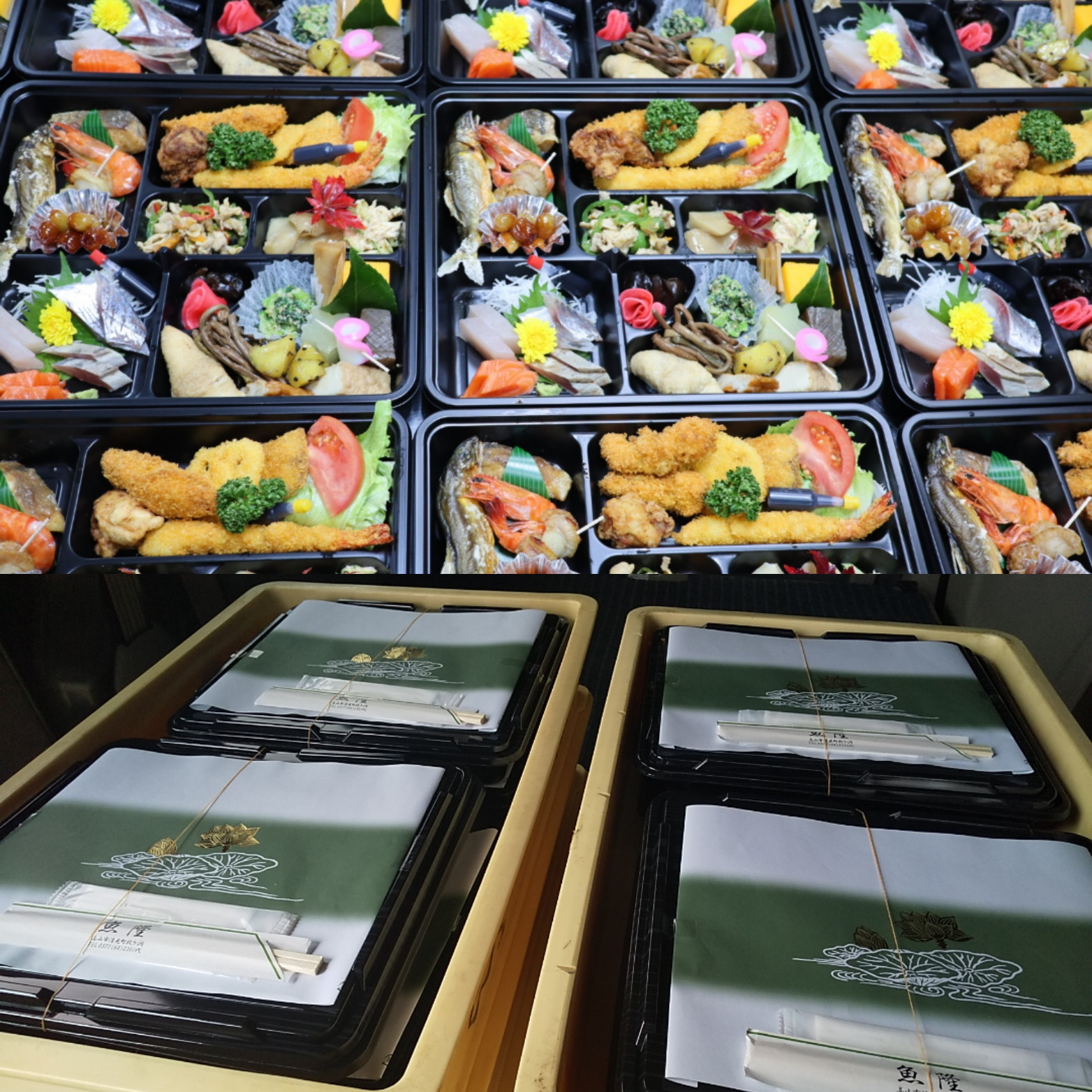 豪華！法事用のパック料理