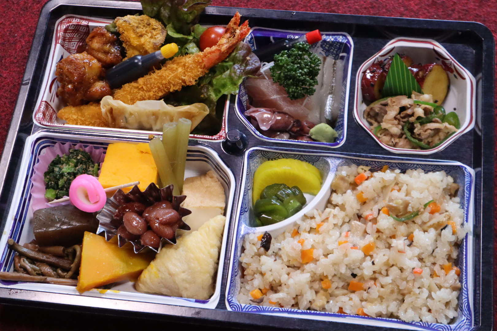 刺身入り味めし弁当！