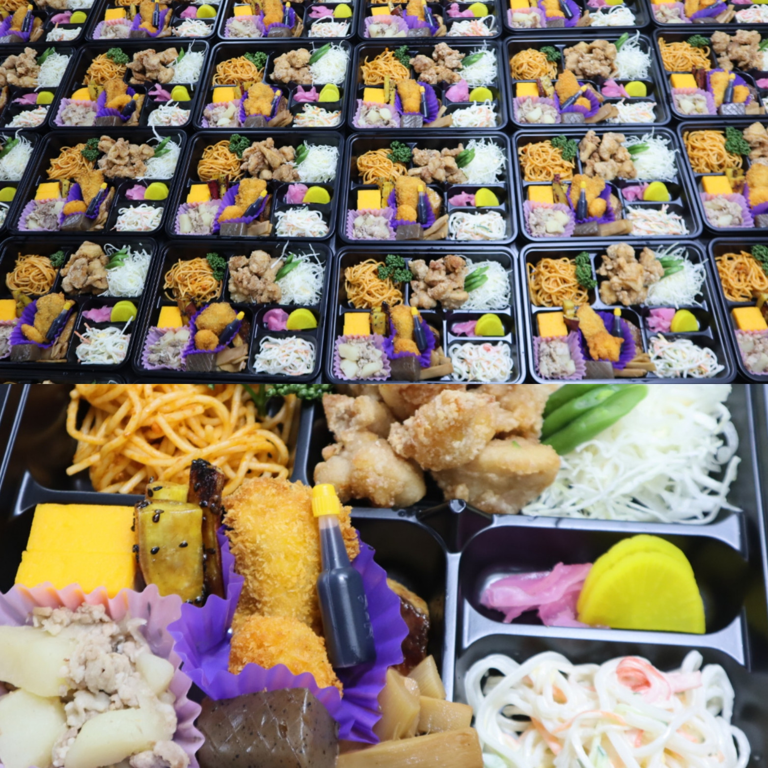 柔道部の合宿弁当