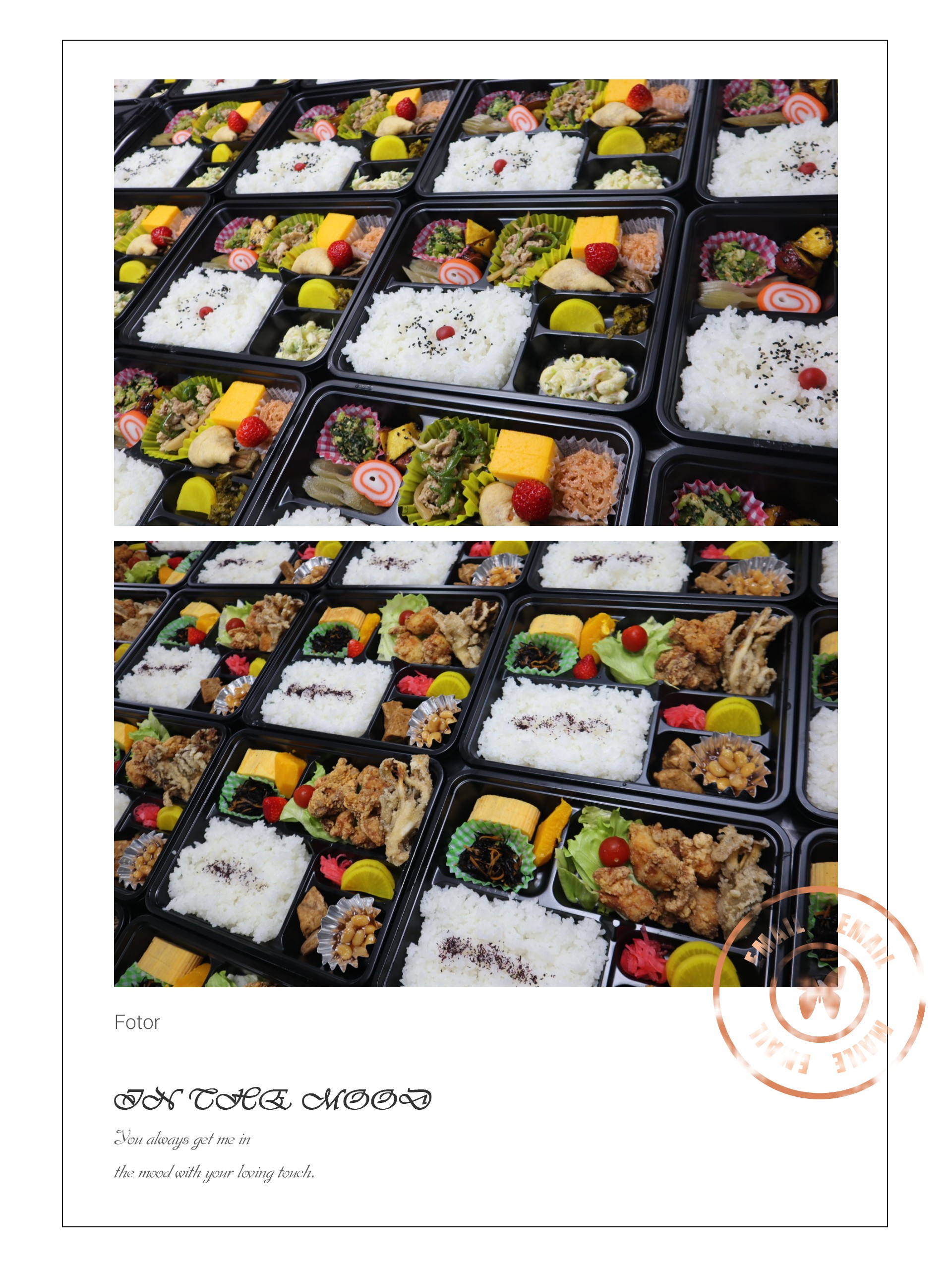 道路工事の夜食弁当1,2日目