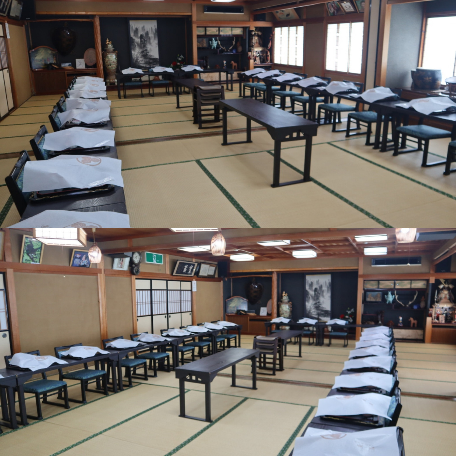 法事の高テーブル席