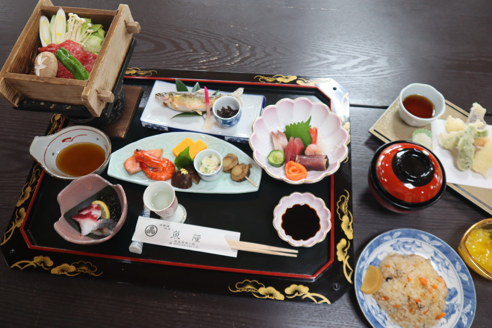 冬バージョンの料理の撮影