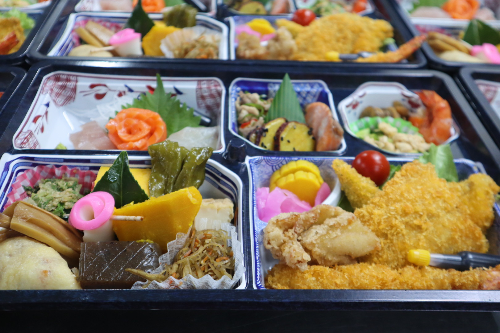 神社の直会のパック料理