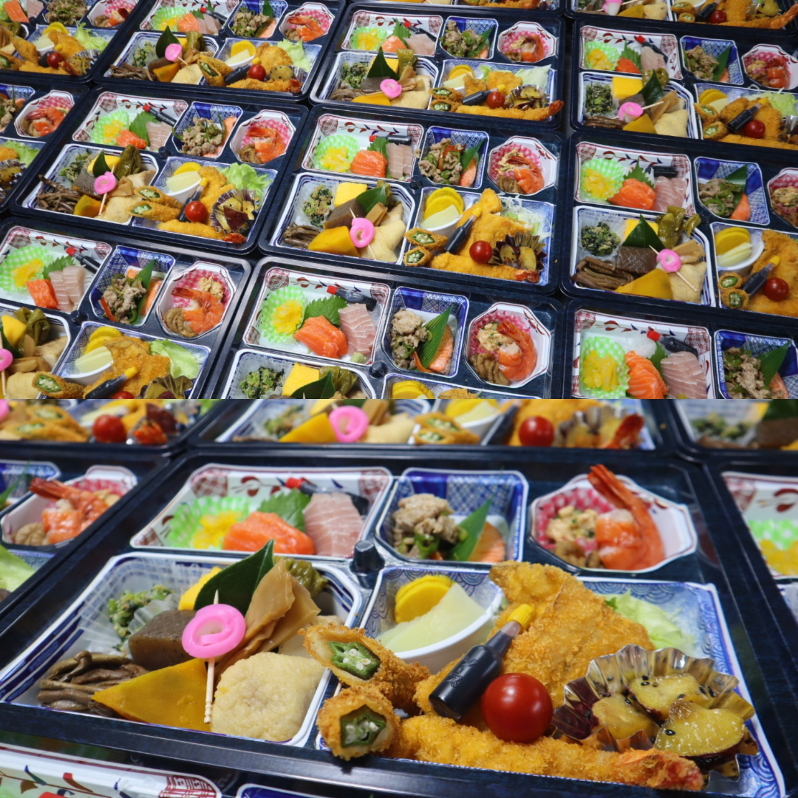 本日ご利用、神社の直会用パック料理
