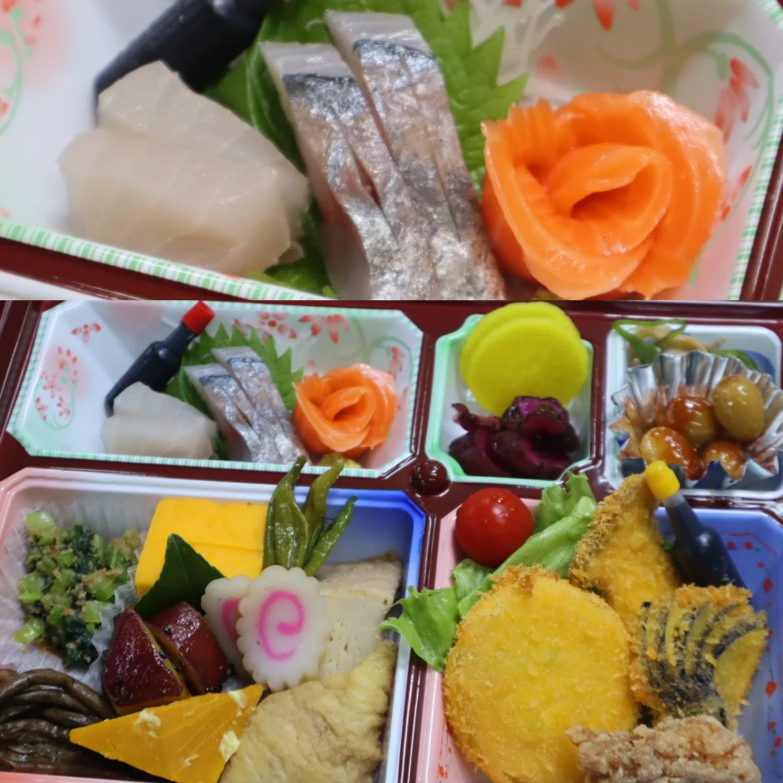 刺身入り弁当