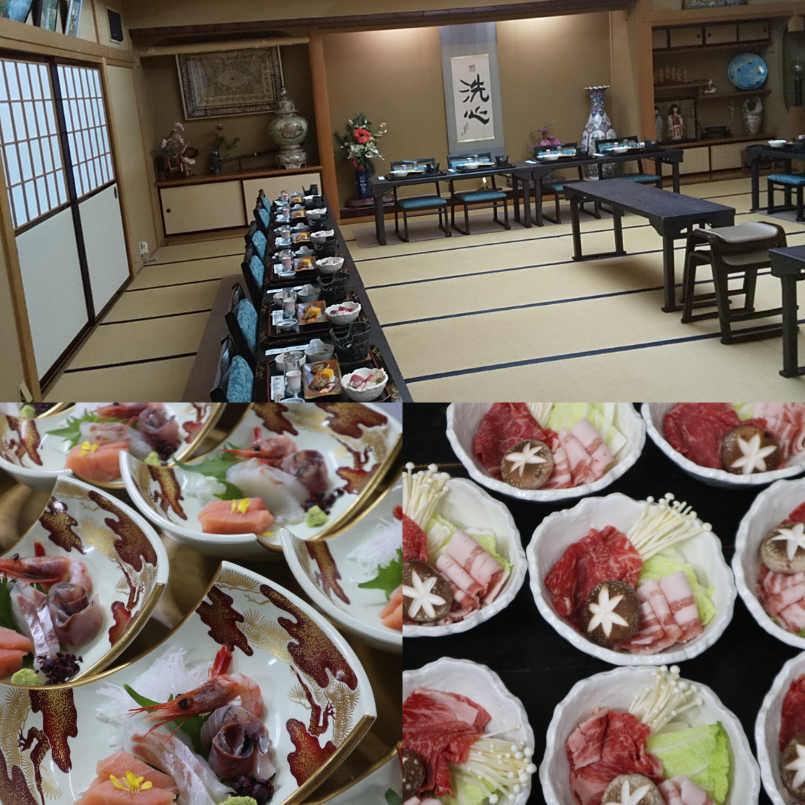 宴席は別館で高テーブルの椅子席でした
