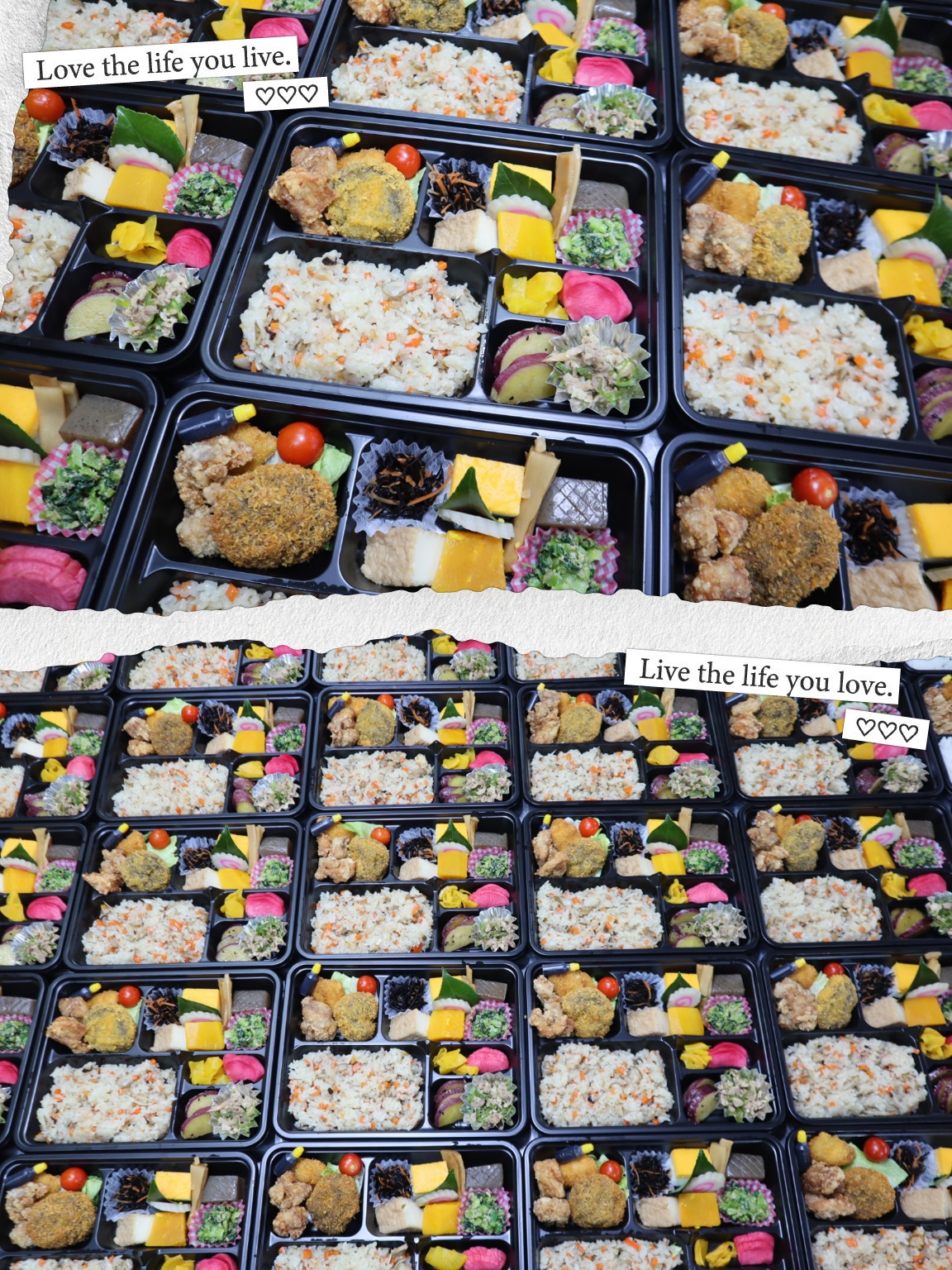 たくさんのお弁当ありがとうございます