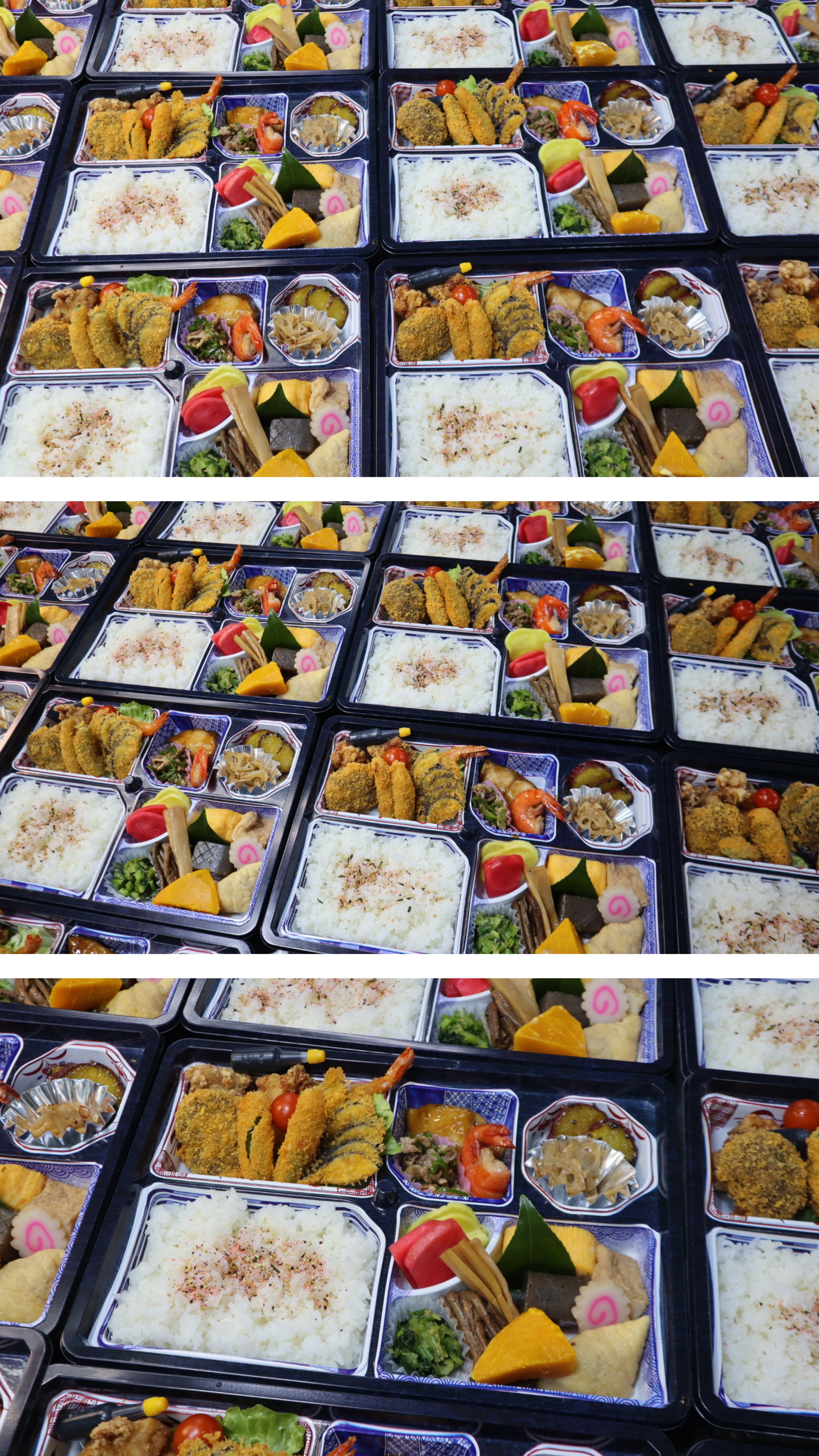 本日ご注文のお弁当です