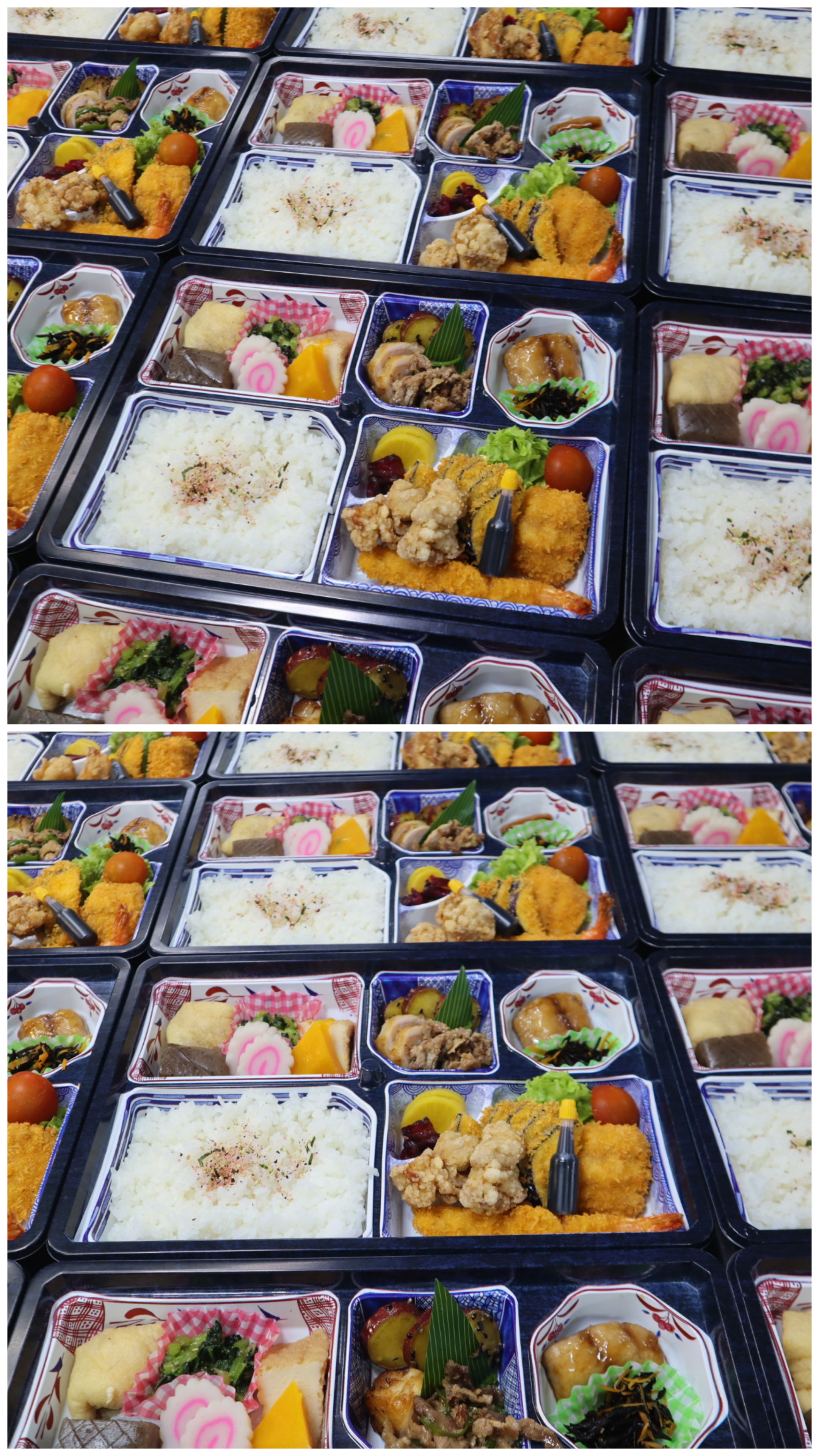 本日ご注文のお弁当です