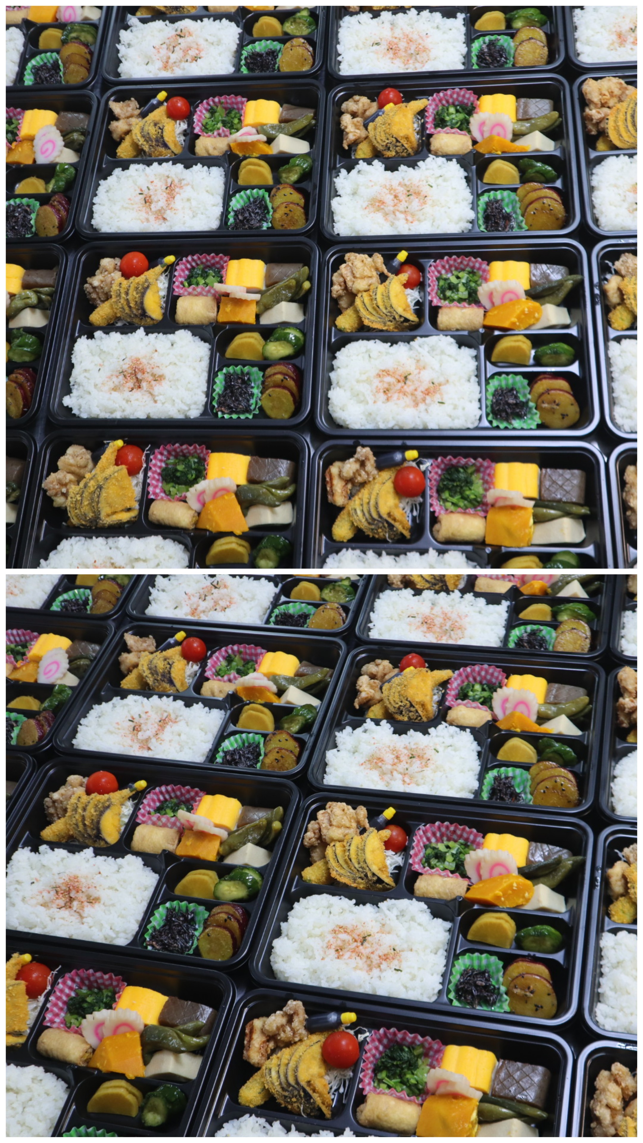 本日ご注文のお弁当です