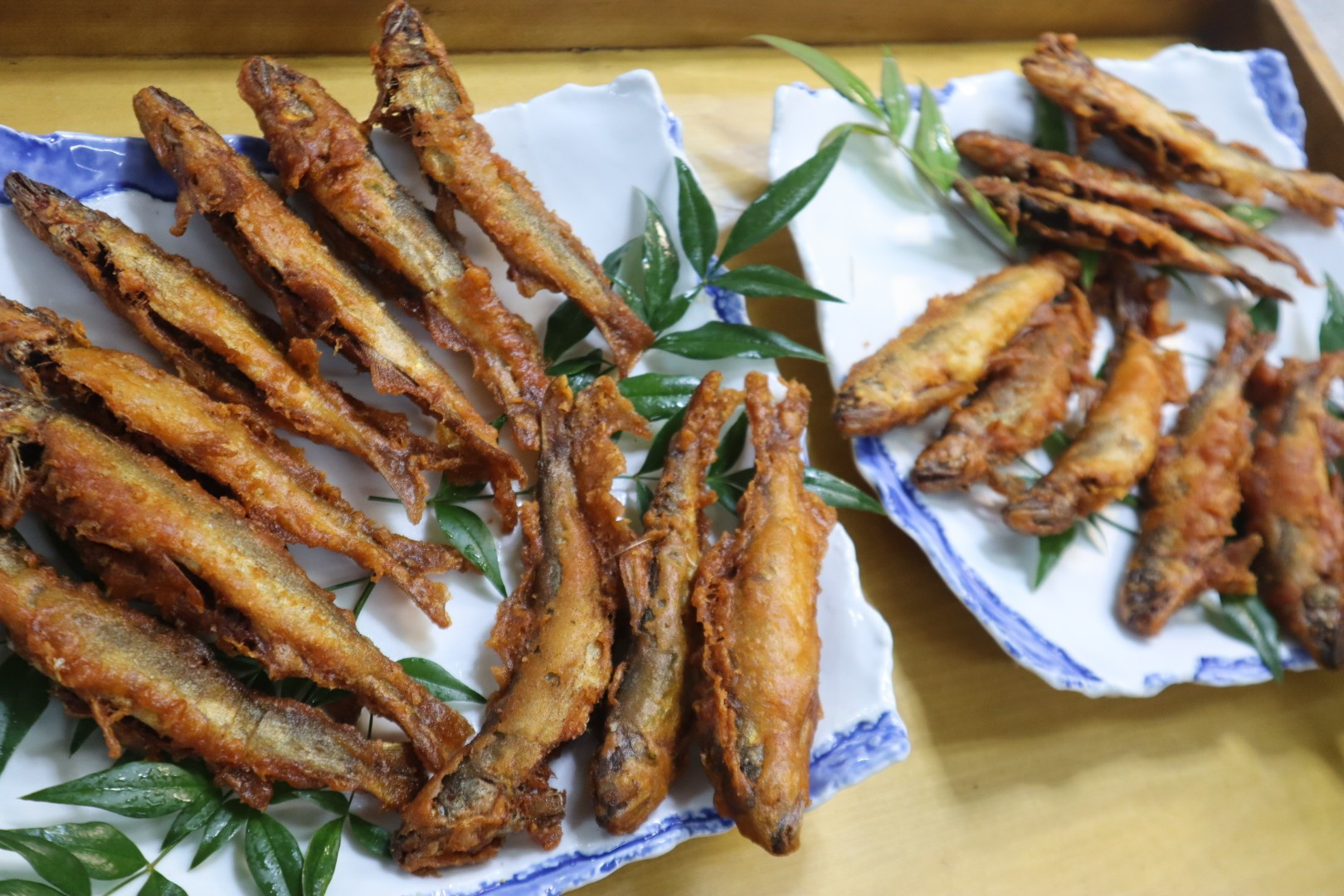 天然鮎の唐揚げ