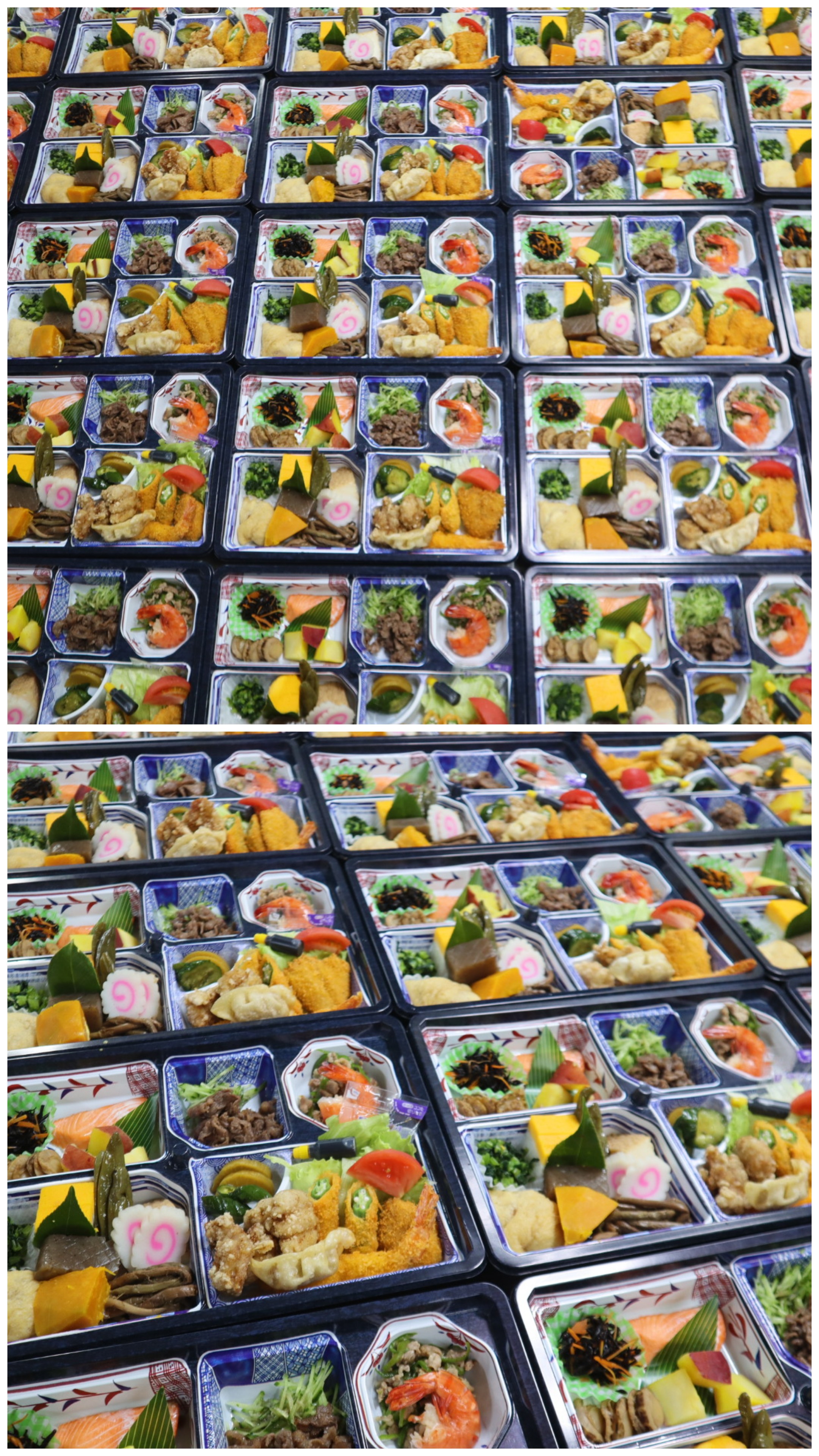 たくさんの直会(なおらい)のパック料理