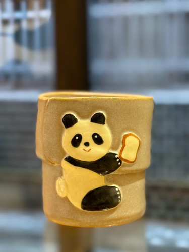 パンダの巻きカップ。