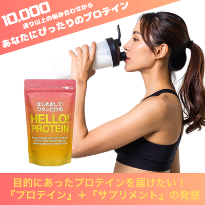 新発売 「HELLO PROTEIN！」