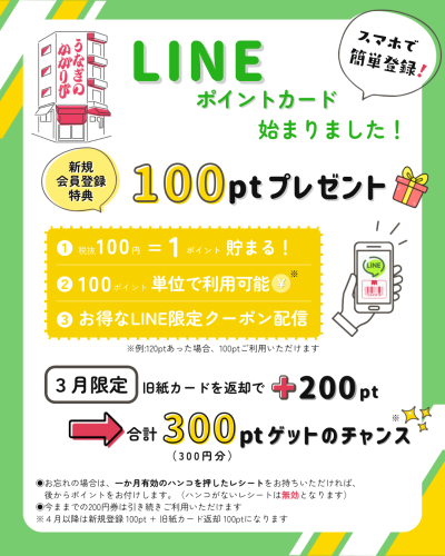 新しいポイントカードのご紹介