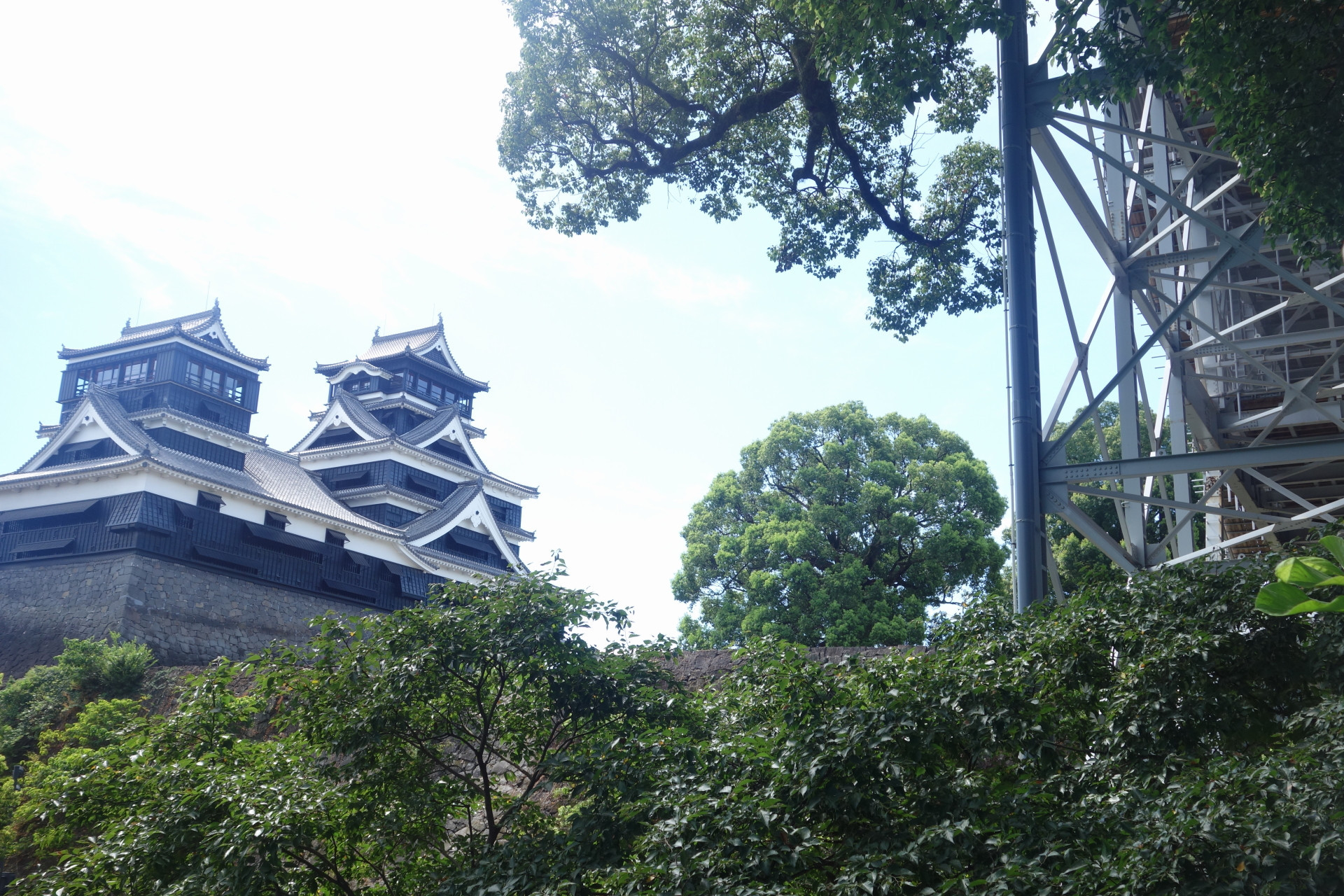 熊本城も再度被災
