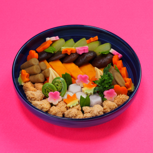 ホームパーティーセットの野菜炊き合わせ