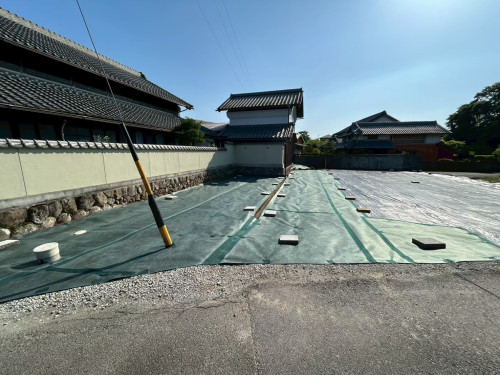 防草シート設置工🌱❌