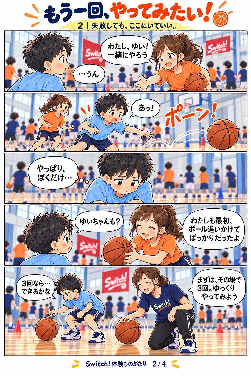 Switch! 体験ものがたり 第2ページ