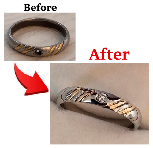 譲られたリングを修理して使えるように　更新しました！