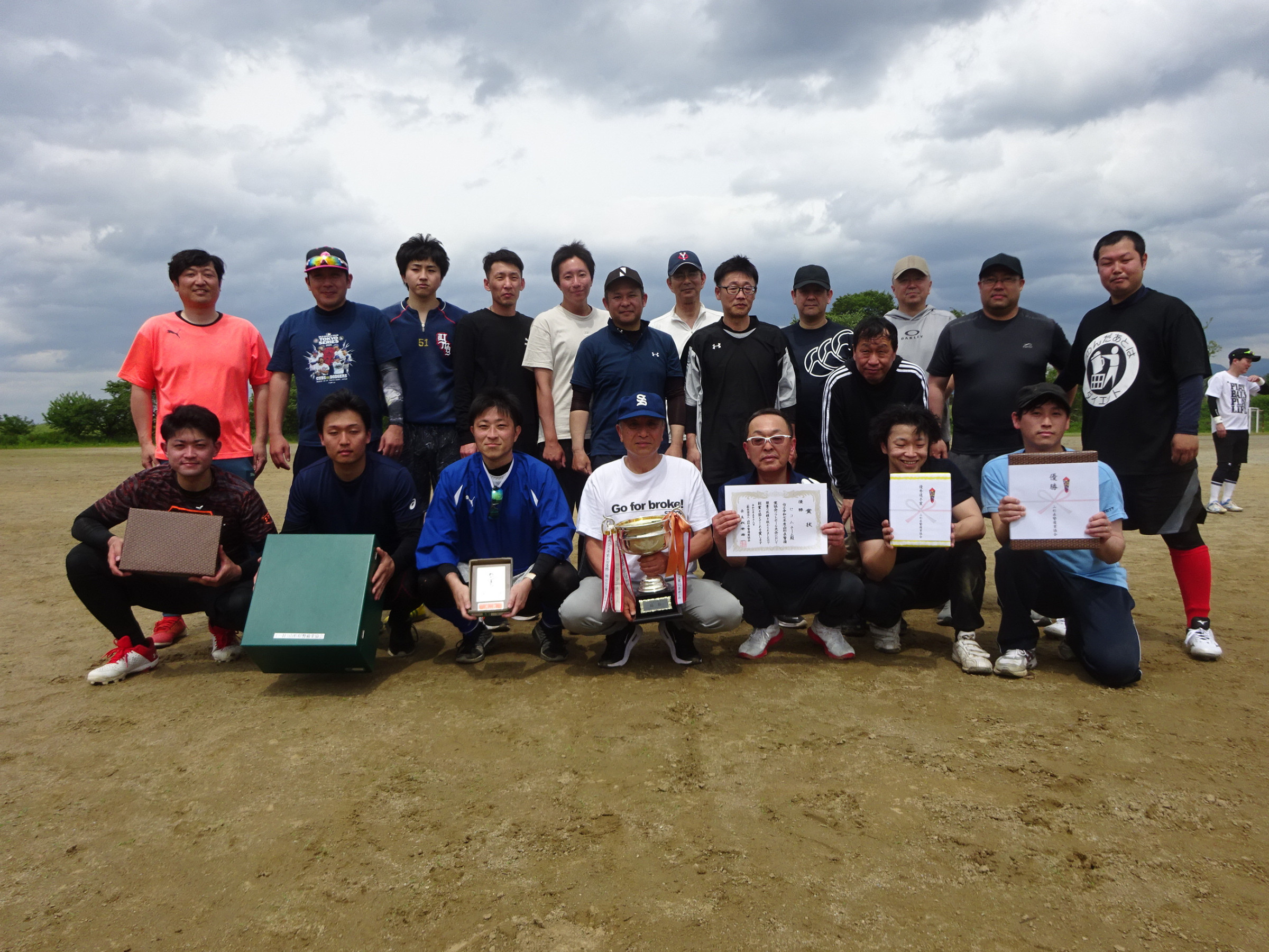 R7ソフトボール大会優勝 セコムチーム