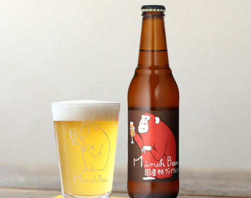 箕面ビール桃ヴァイツェン2026(瓶)入荷してます