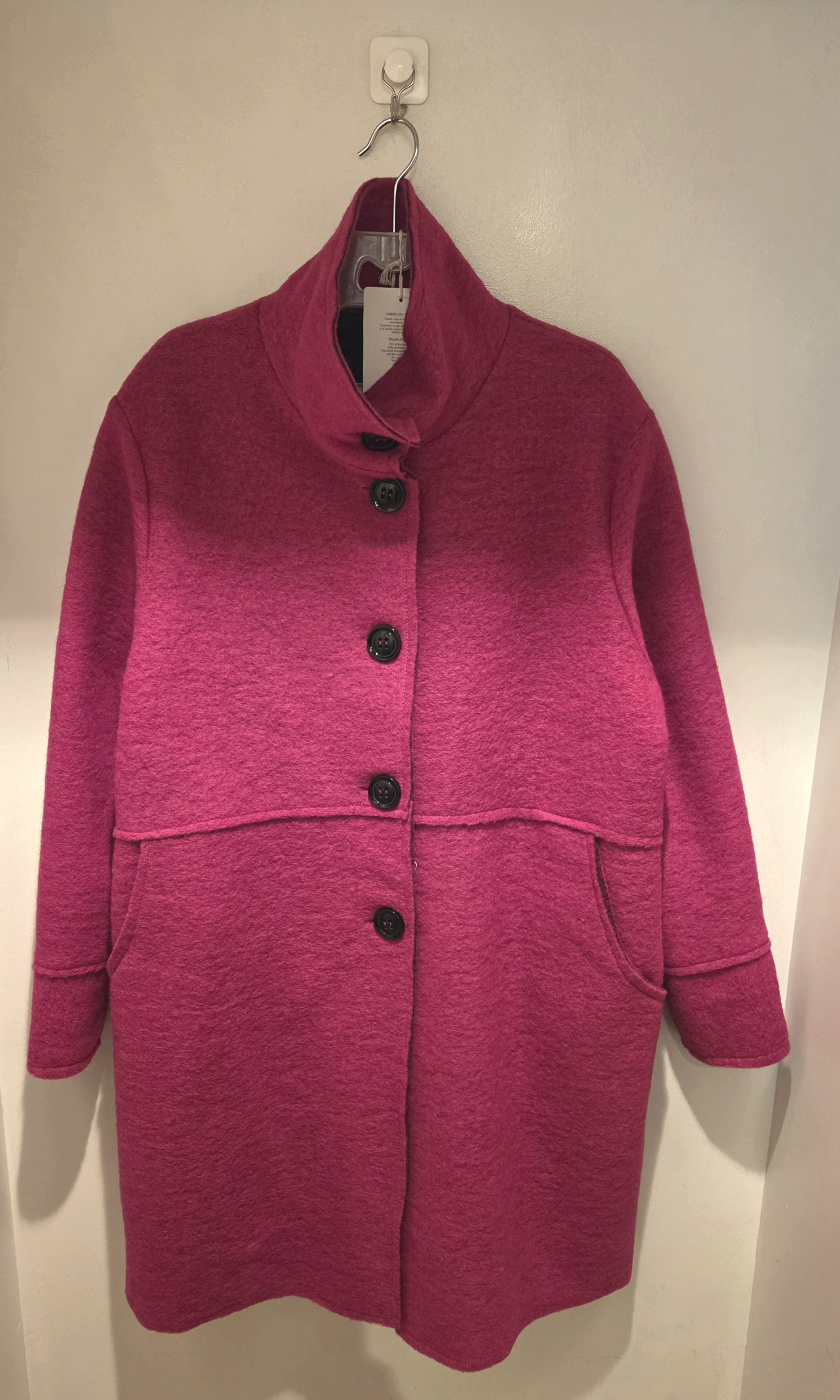 圧縮ニットスタンドカラーコート🧥　セール¥18.000(5色)