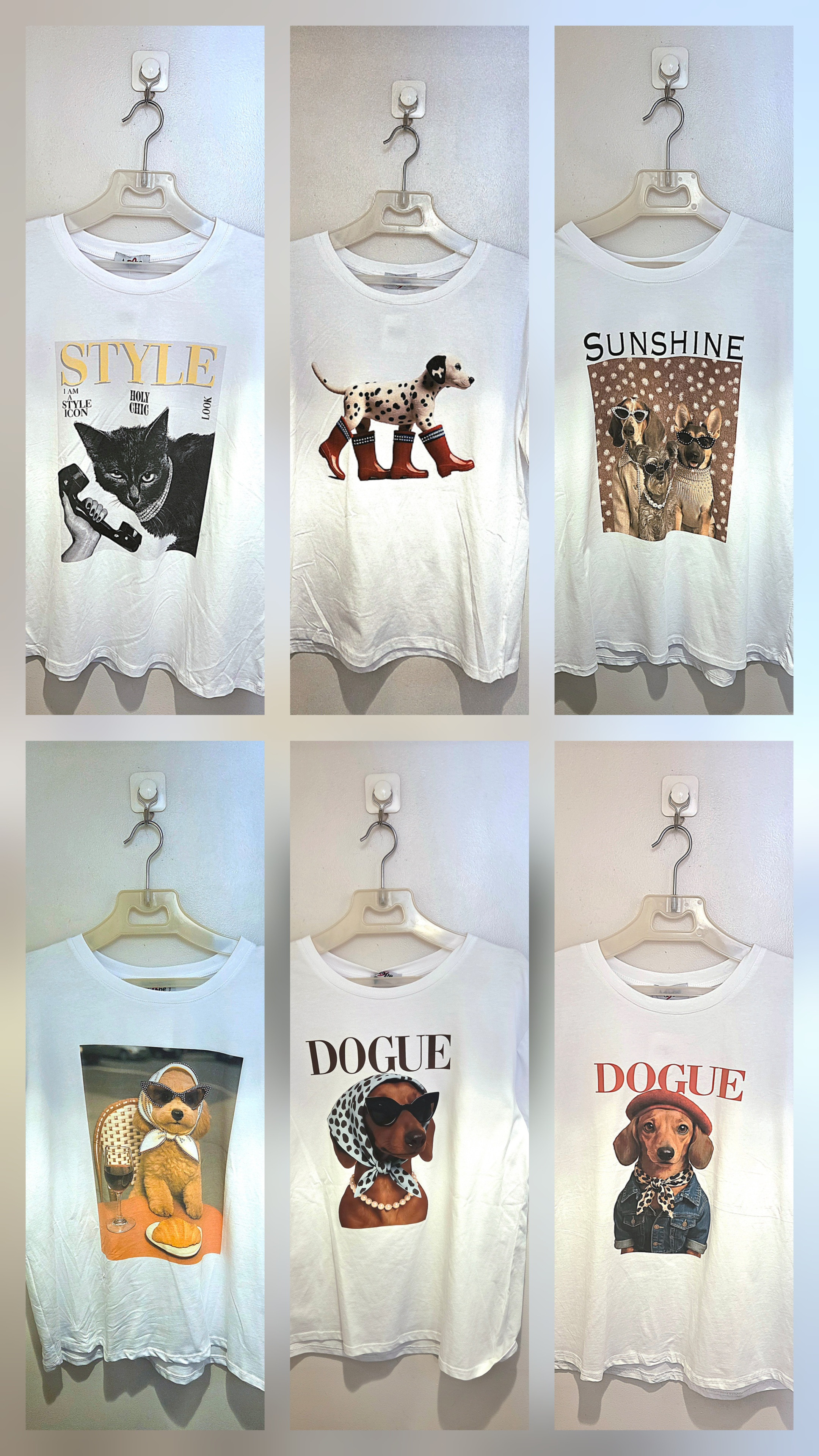 好評犬🐕️Tシャツ 新柄入荷♥️❣️※他多数有ります　Agape   ¥6.490