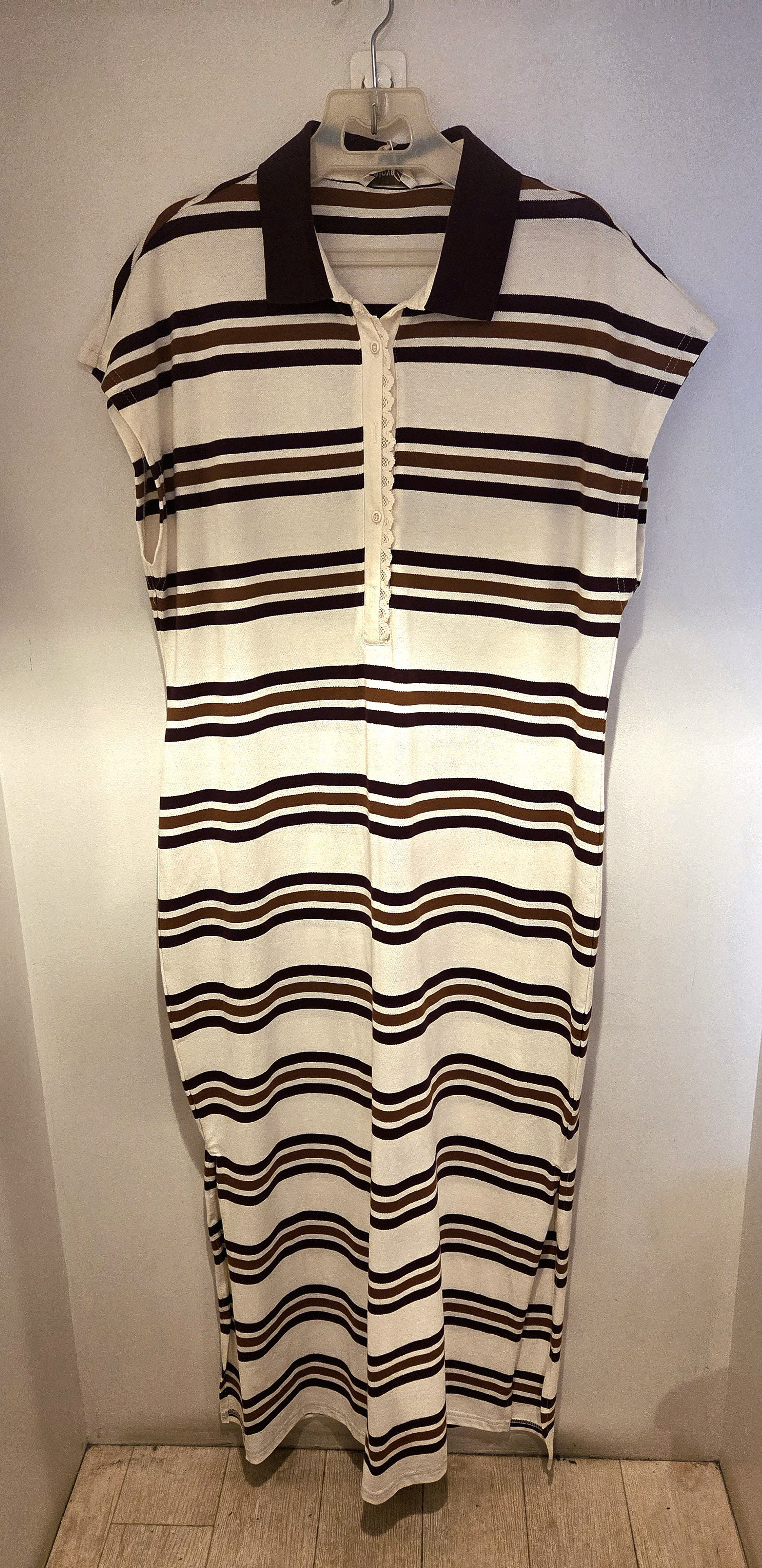 ボーダーポロワンピース　Gioya   セール¥8.690