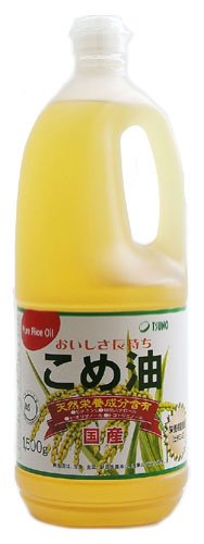 米油 築野食品 国産こめ油 ( 1.5kg )/ TSUNO(築野食品) つの食品 米油