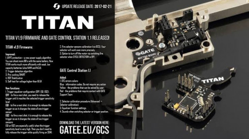 gate製TAITAN電子トリガー取り扱い始めました