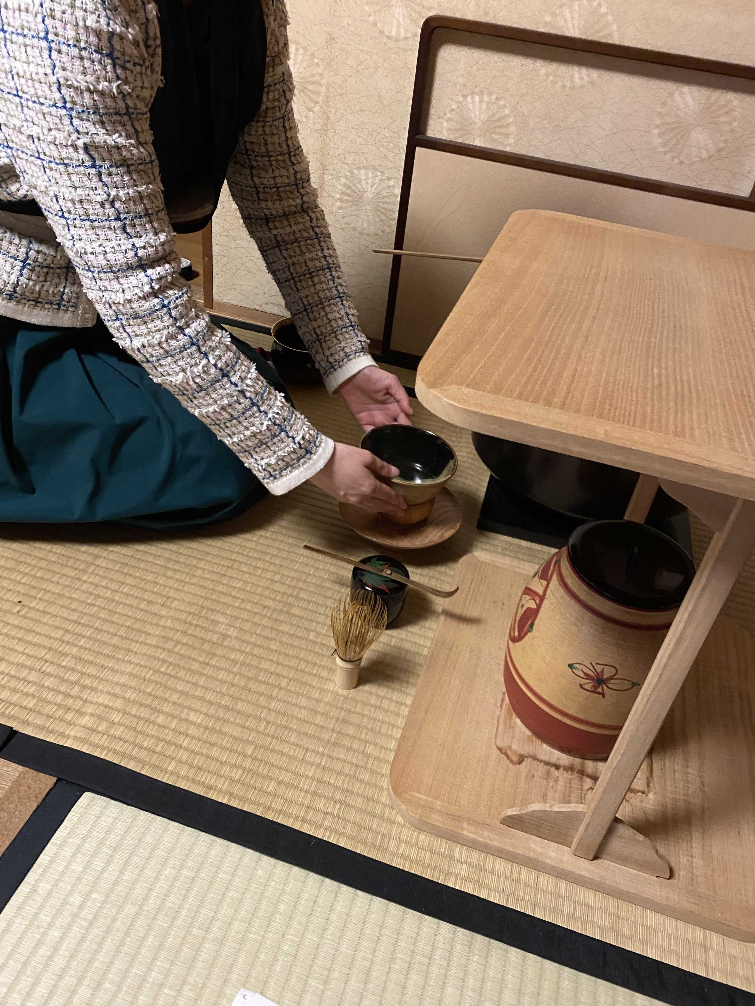 貴人点　薄茶点前のお稽古を・・・
