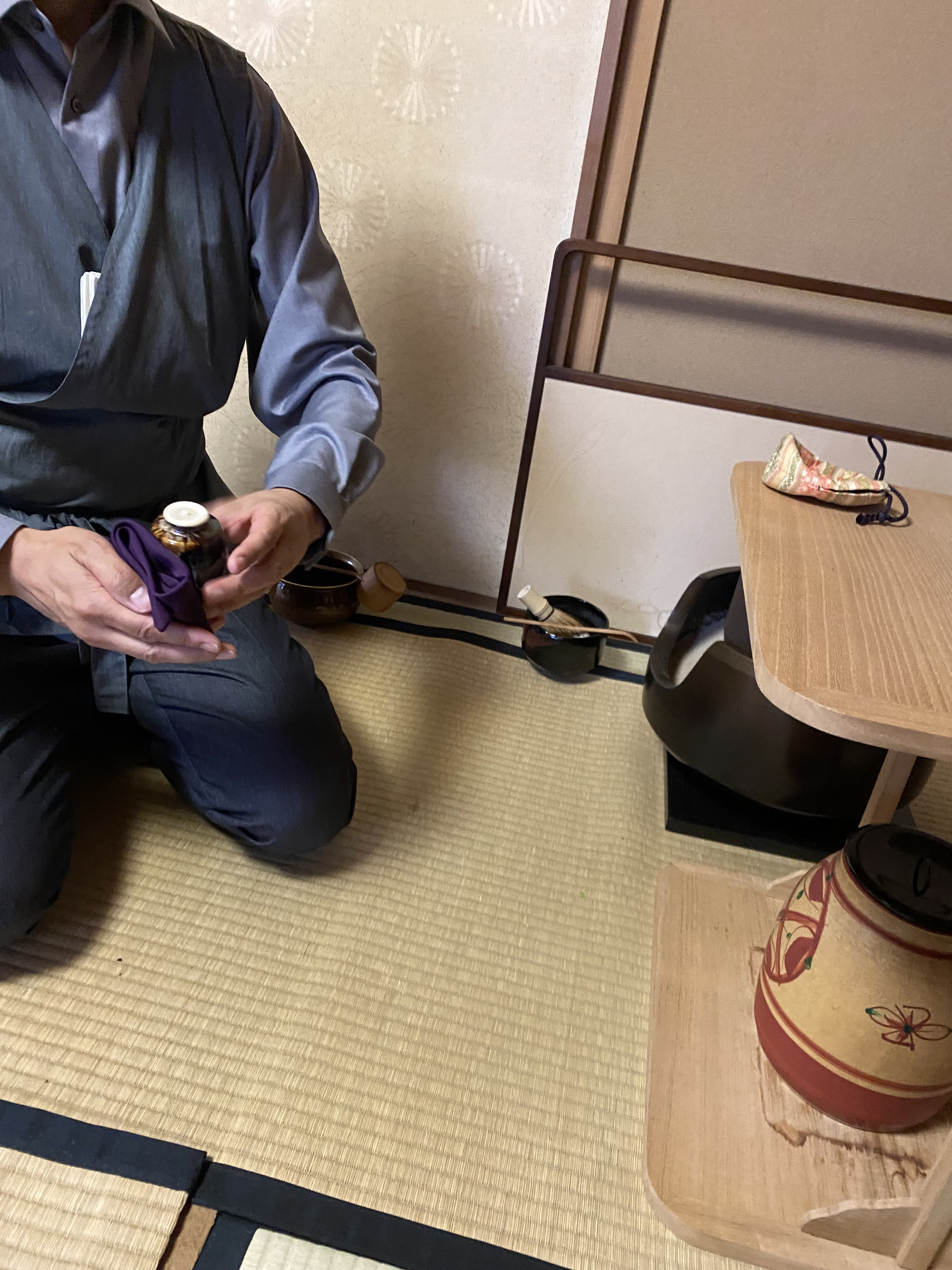濃茶点前のお点前を・・・