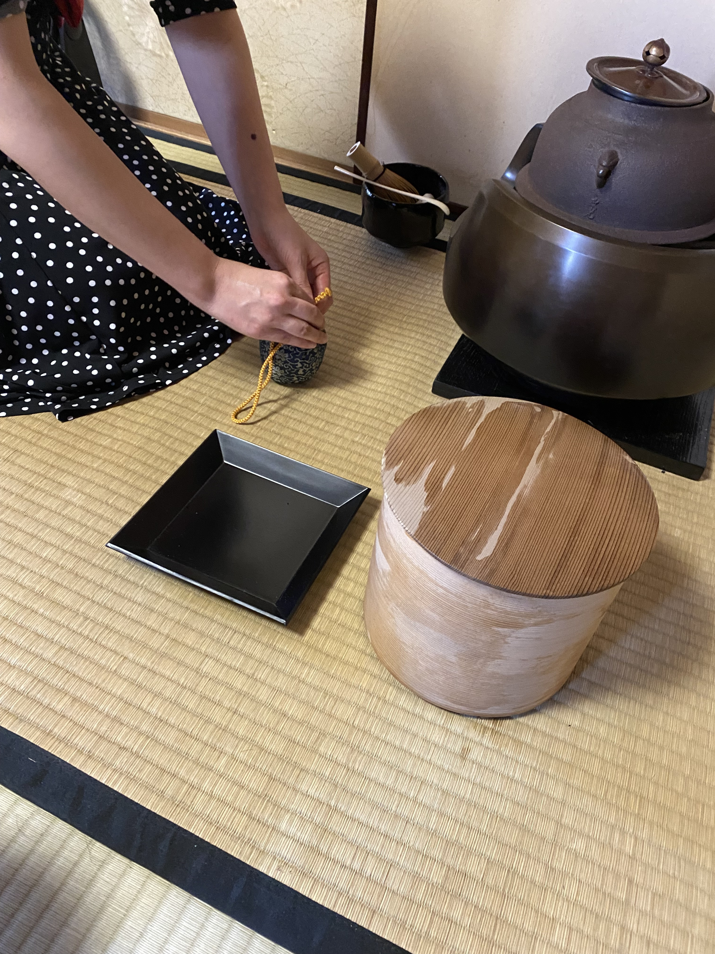 盆点のお点前を．．．