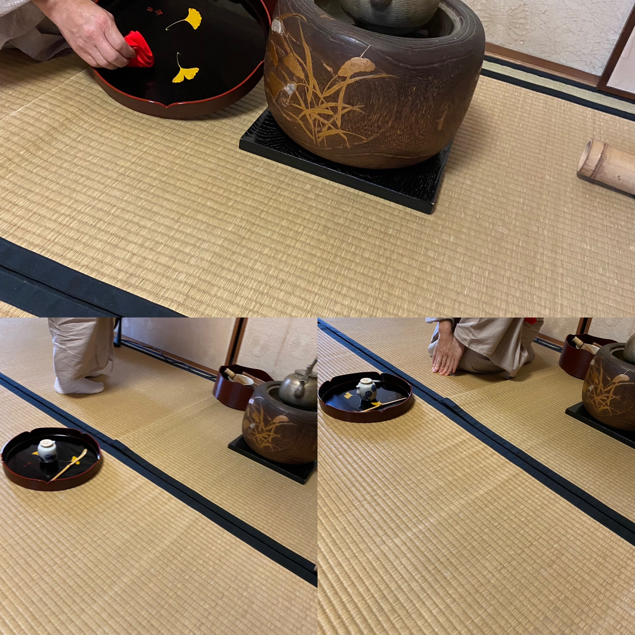 千歳盆のお点前を・・・