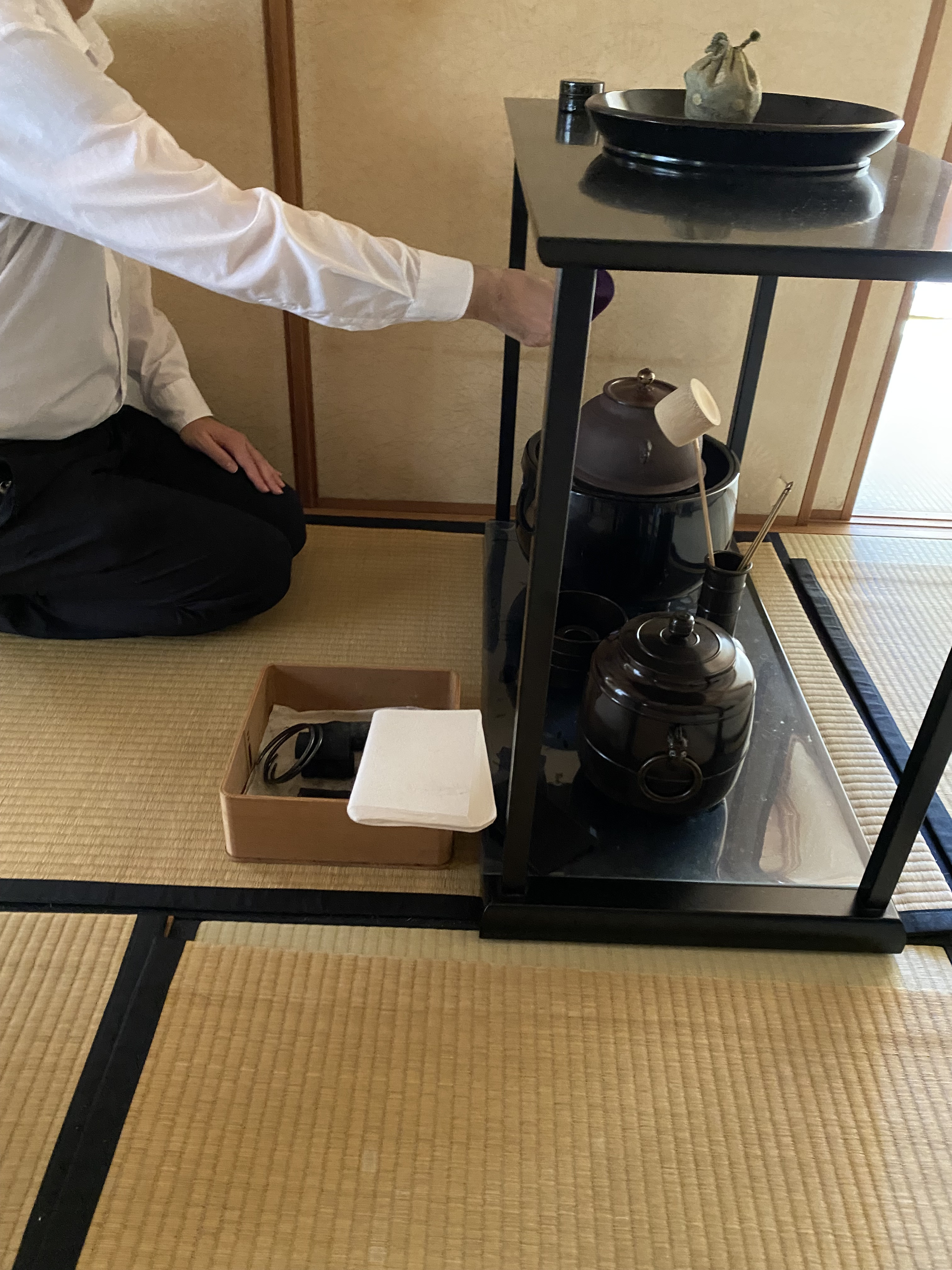 真ノ炭のお手前を・・・