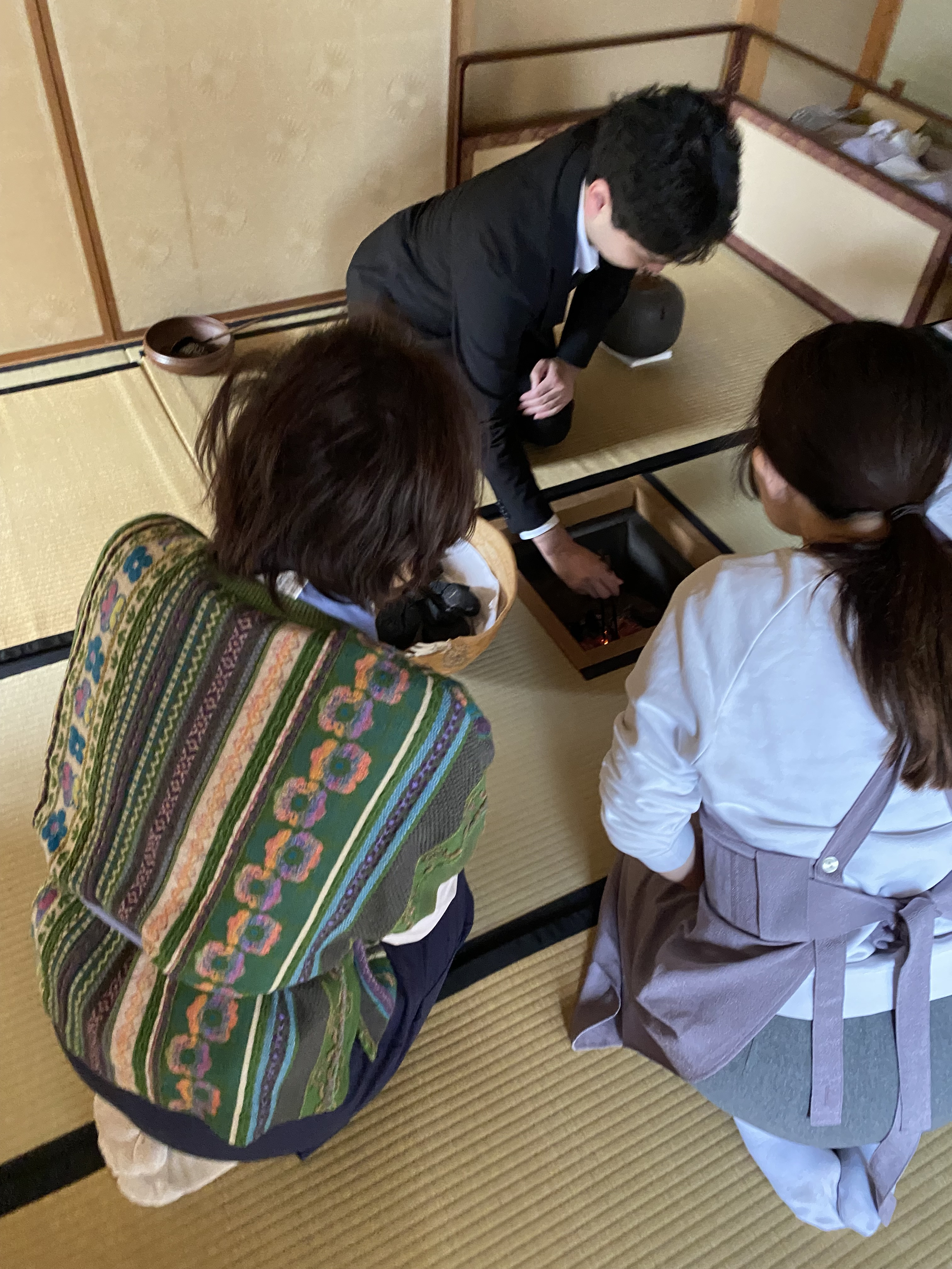 初炭手前のお客さまは・・・