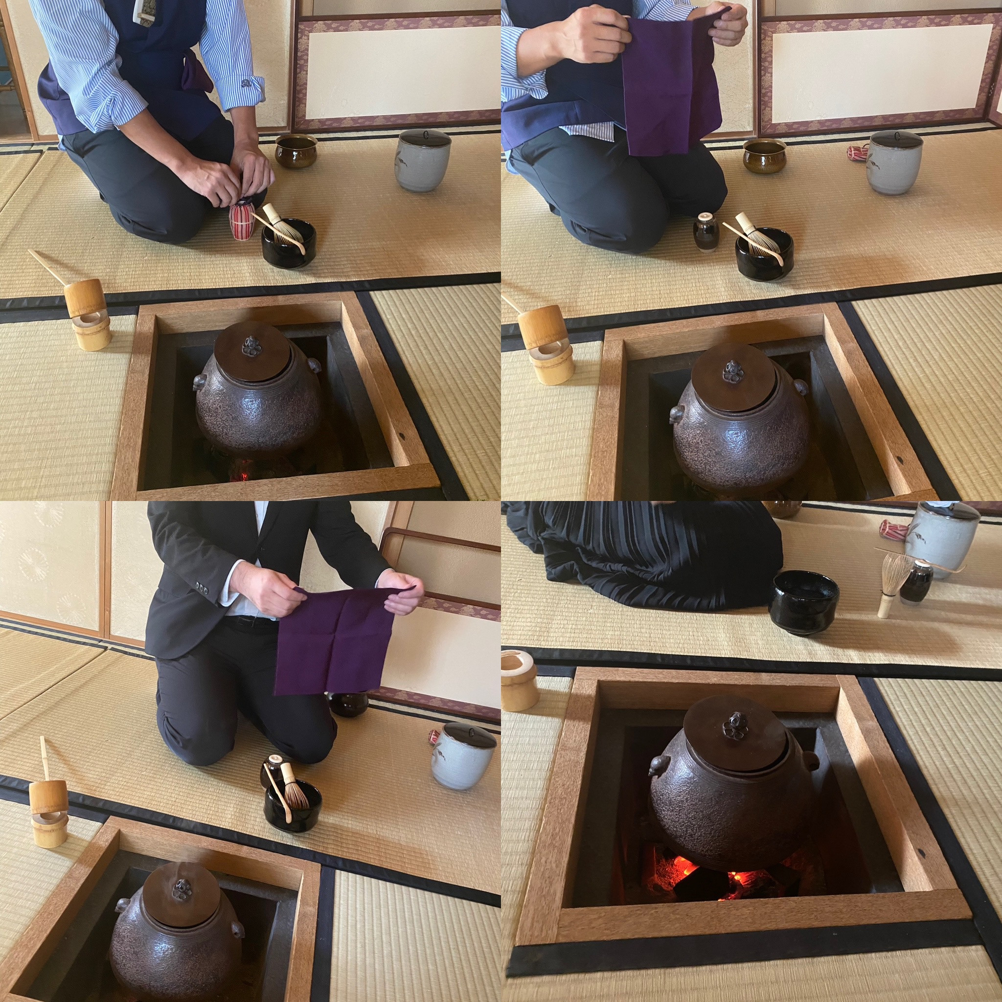 運びの濃茶点前を・・・