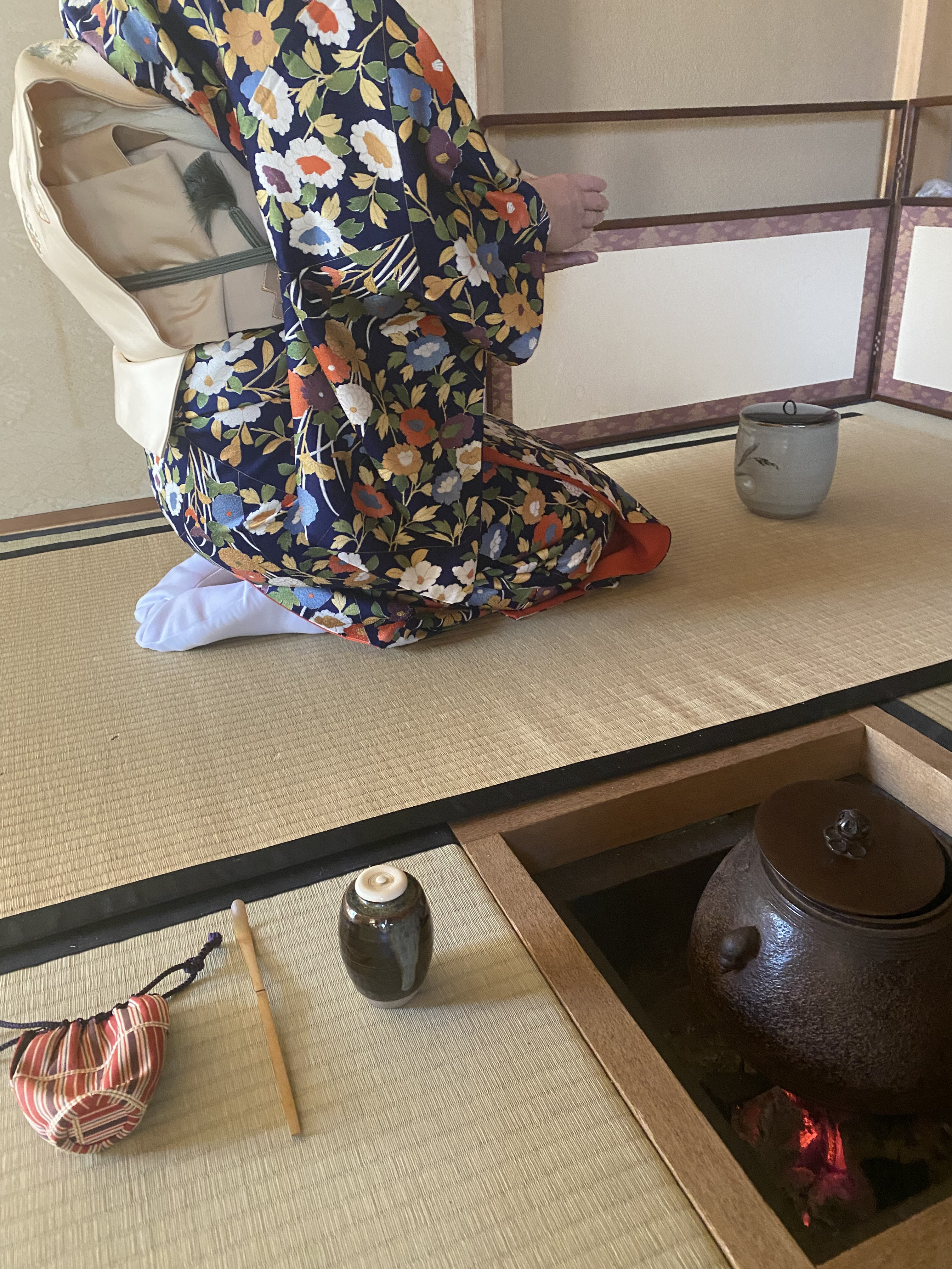 お着物で・・・