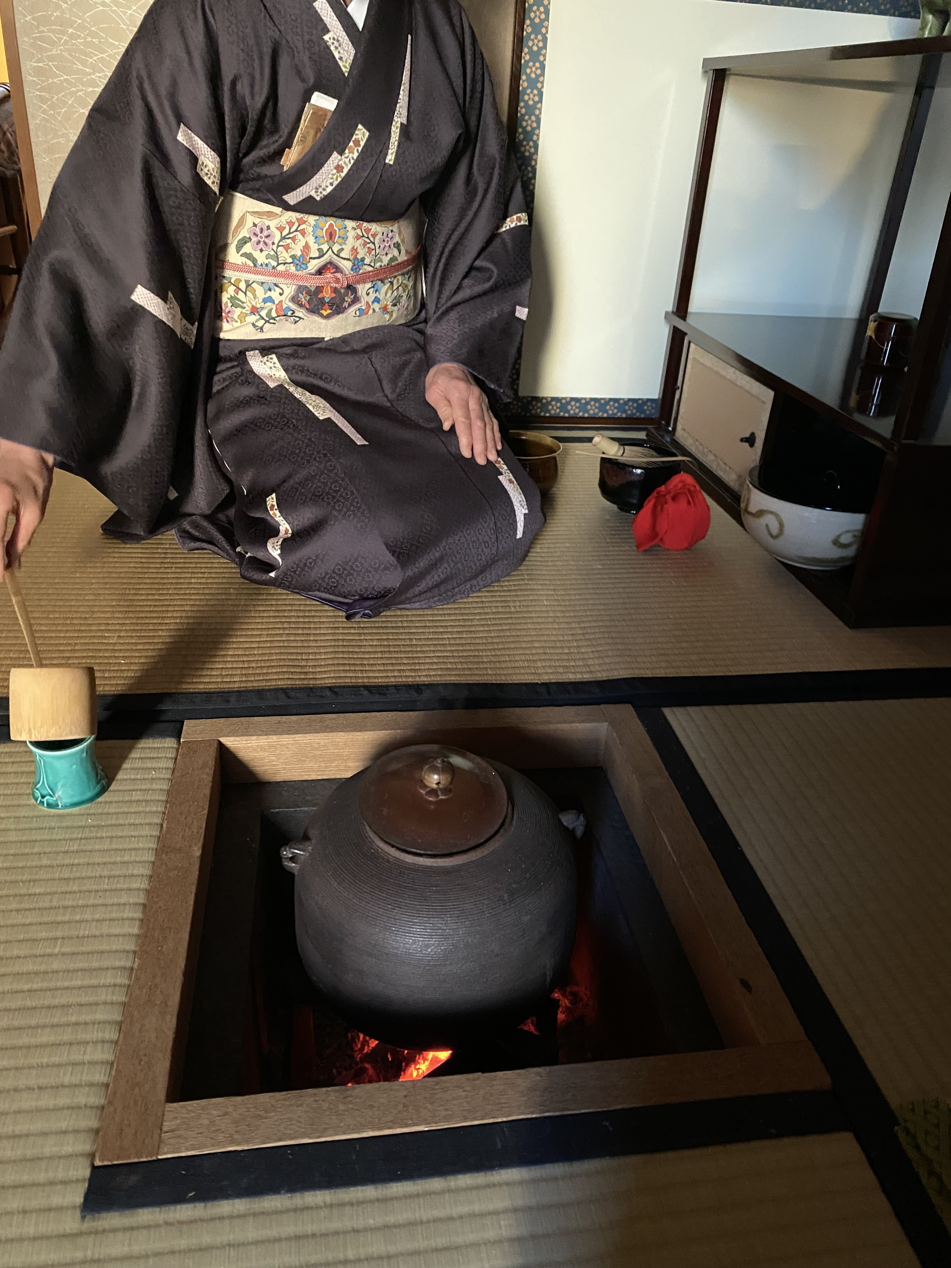 包帛紗のお点前を・・・