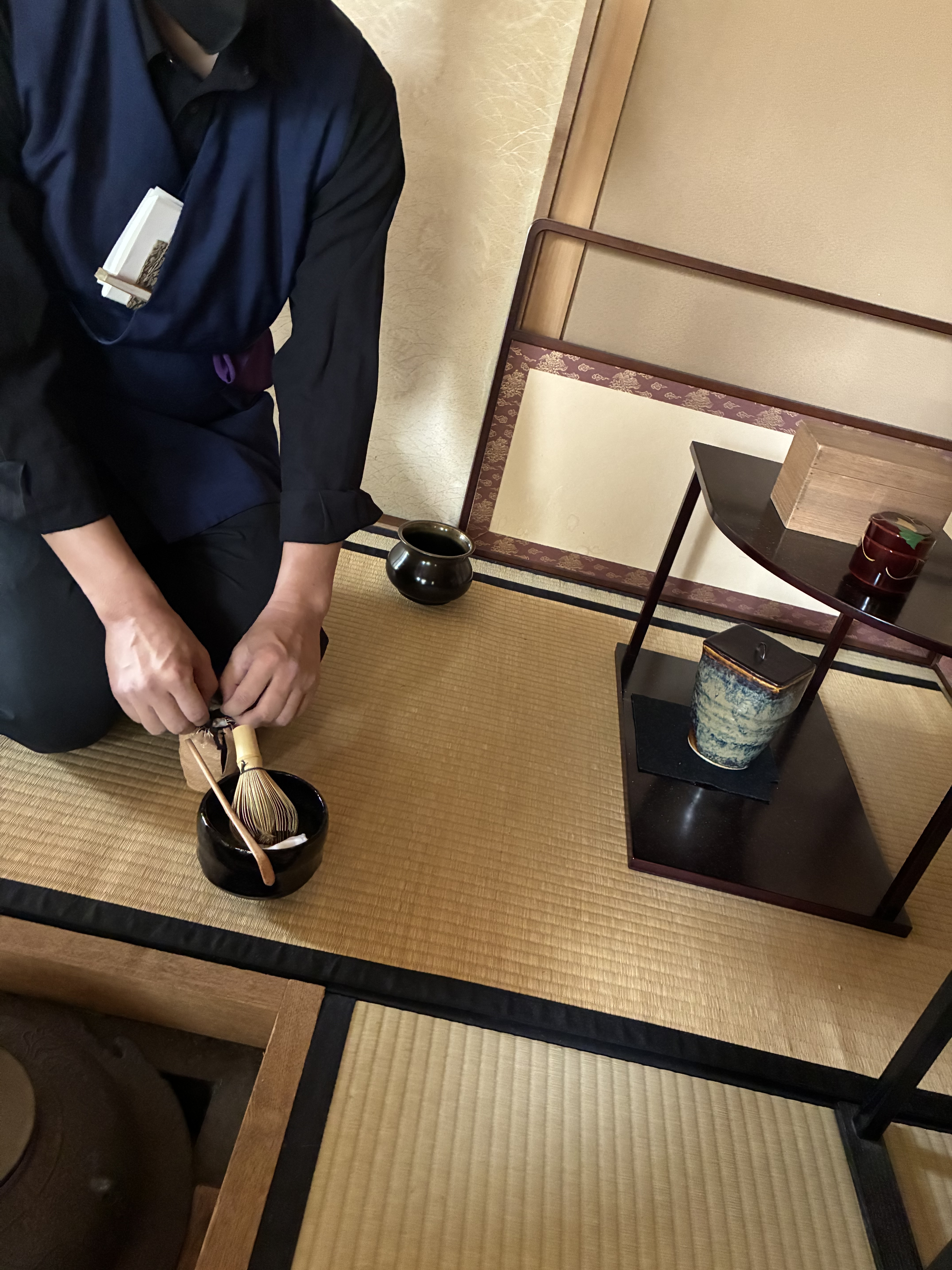 茶通箱のお点前を・・・