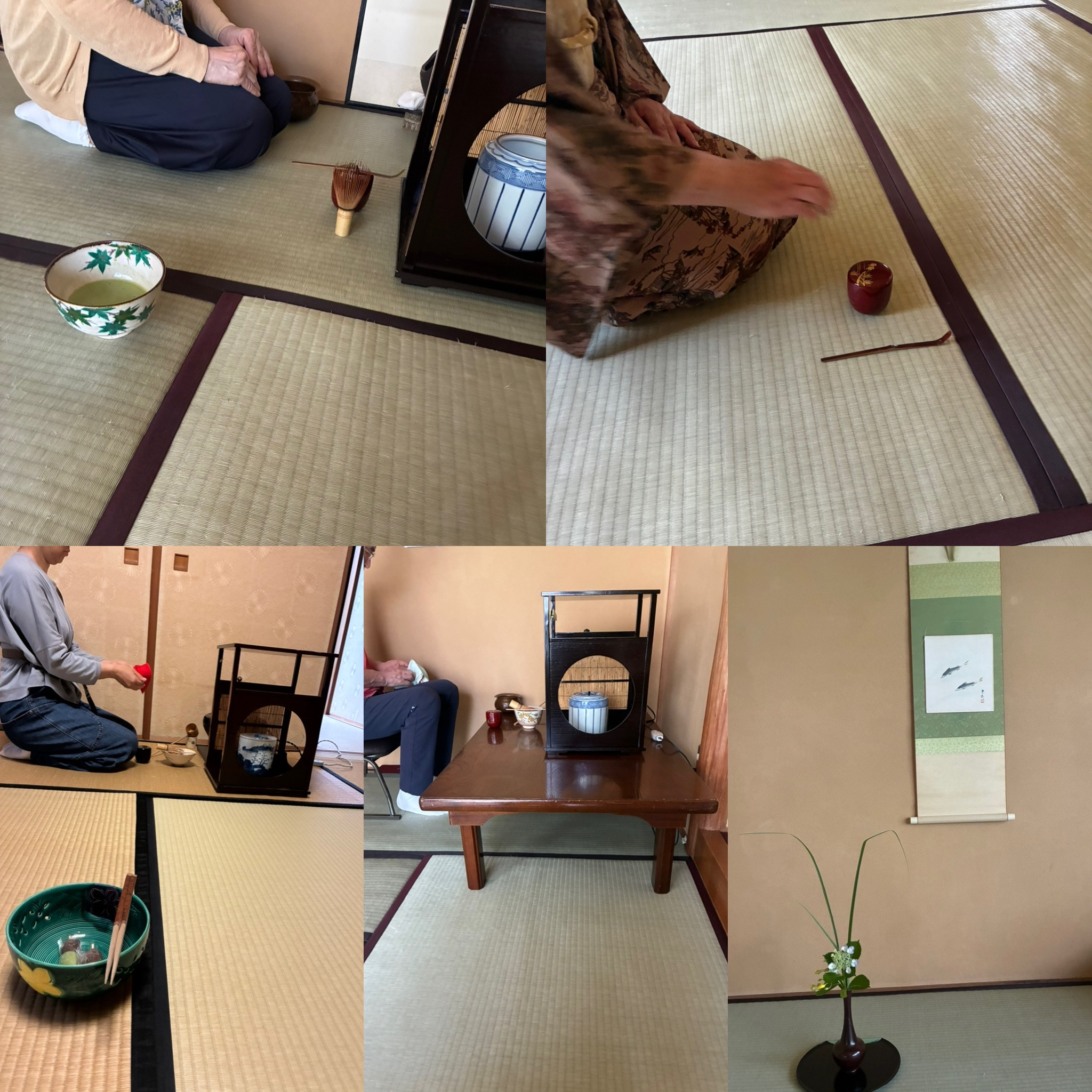 向小金福祉会館の茶道講座では・・・