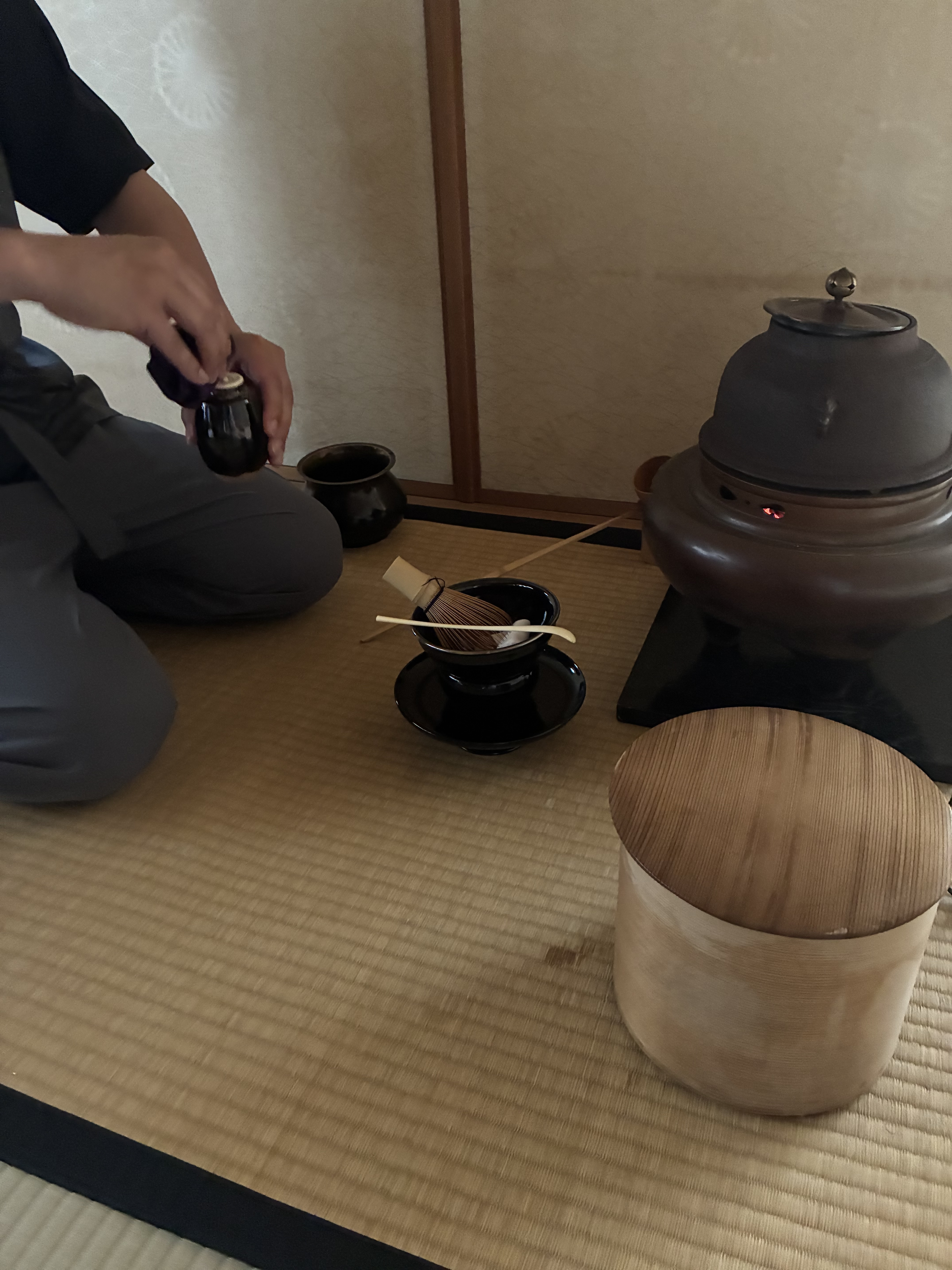 台天目のお点前を…
