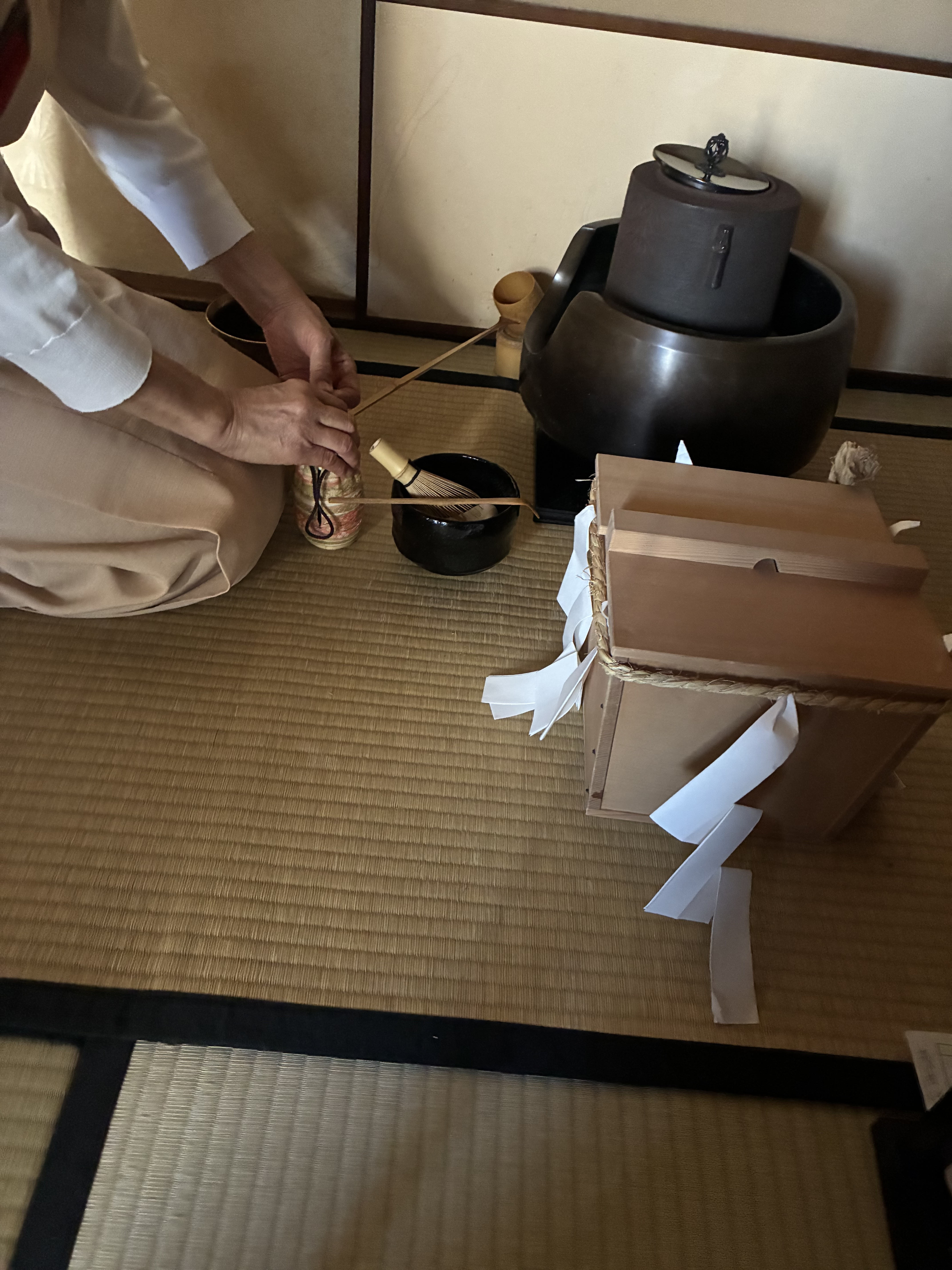 名水点のお点前を・・・