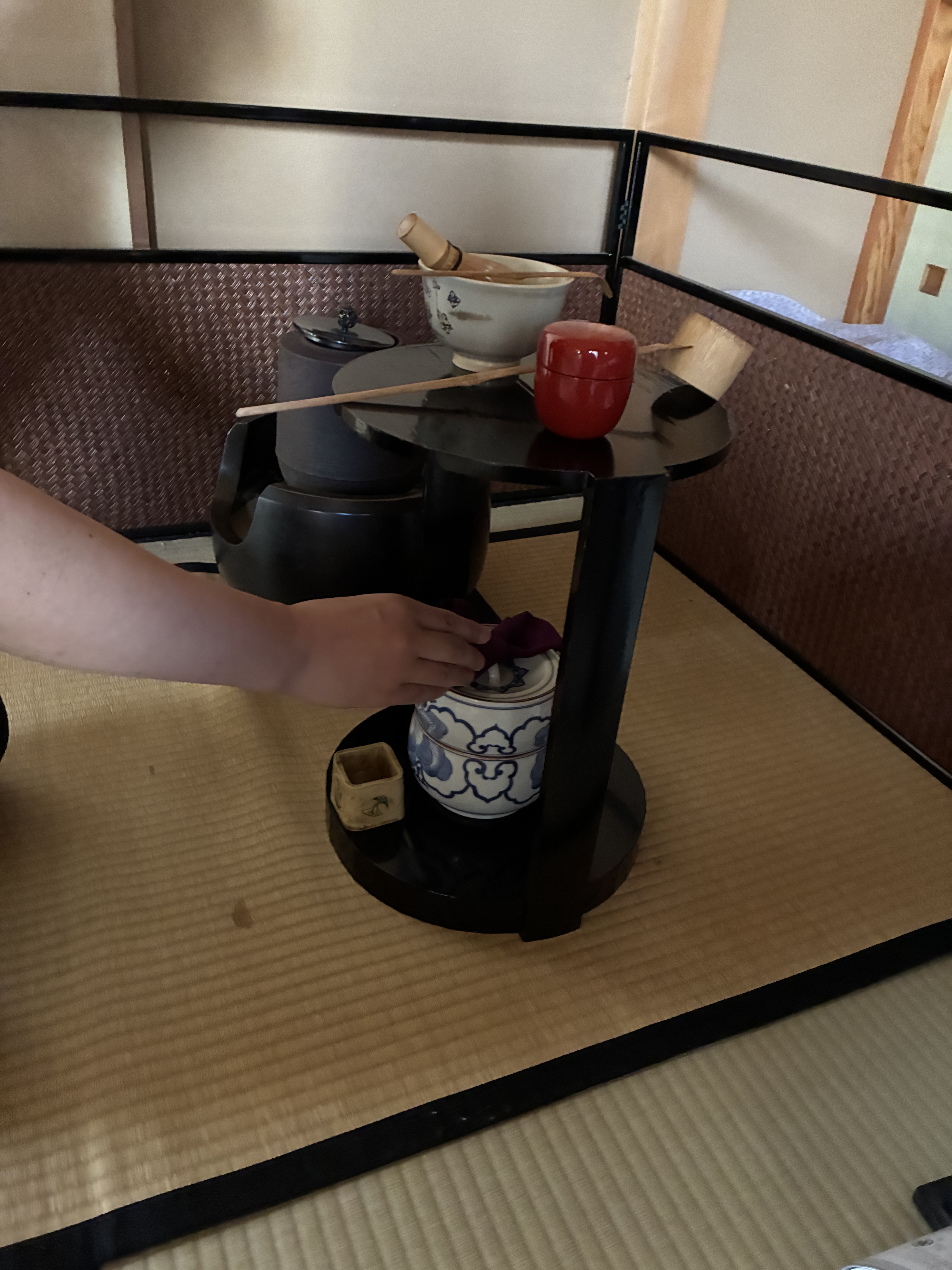 入子点のお点前を・・・