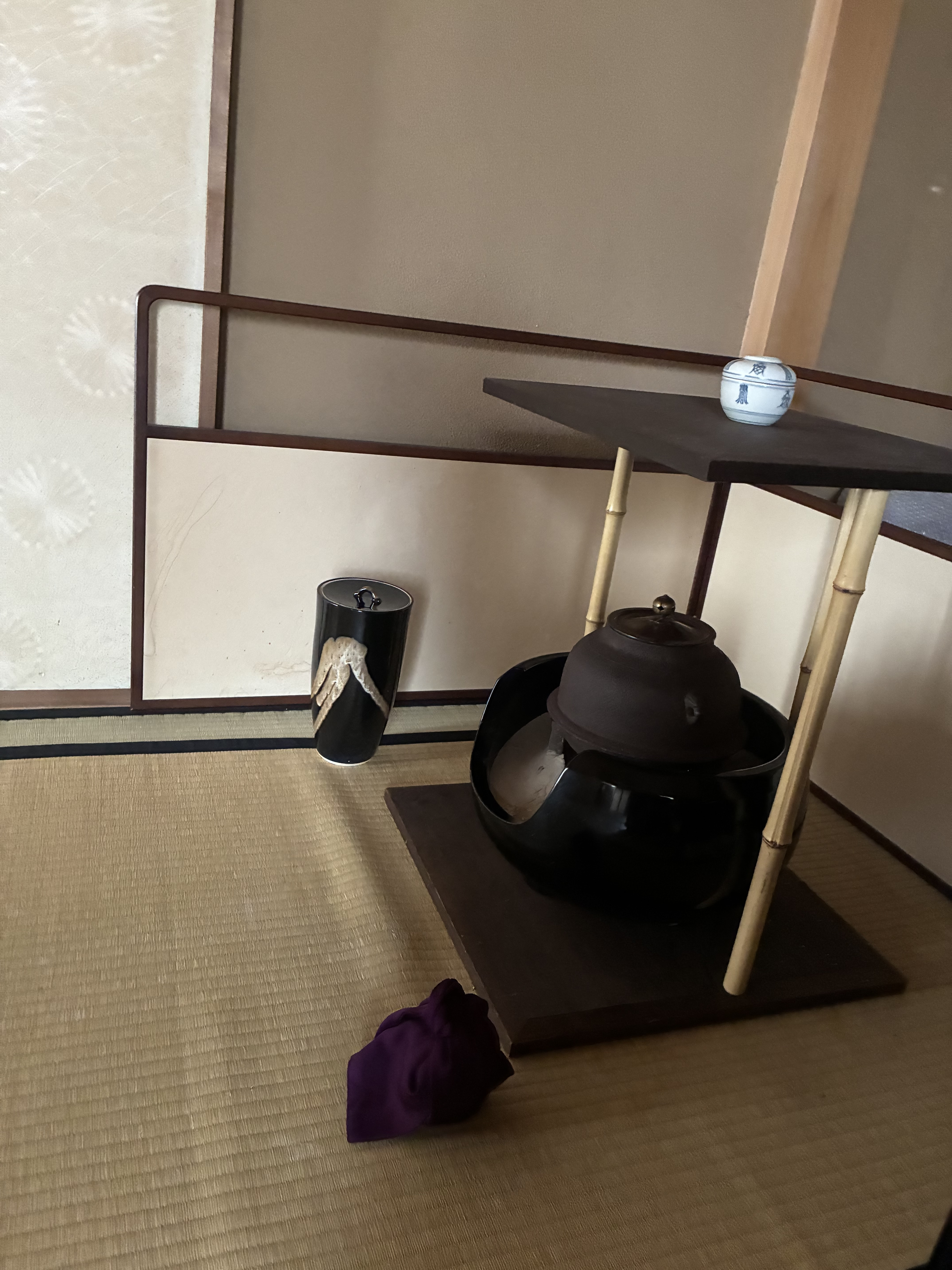 包帛紗のお点前を．．．