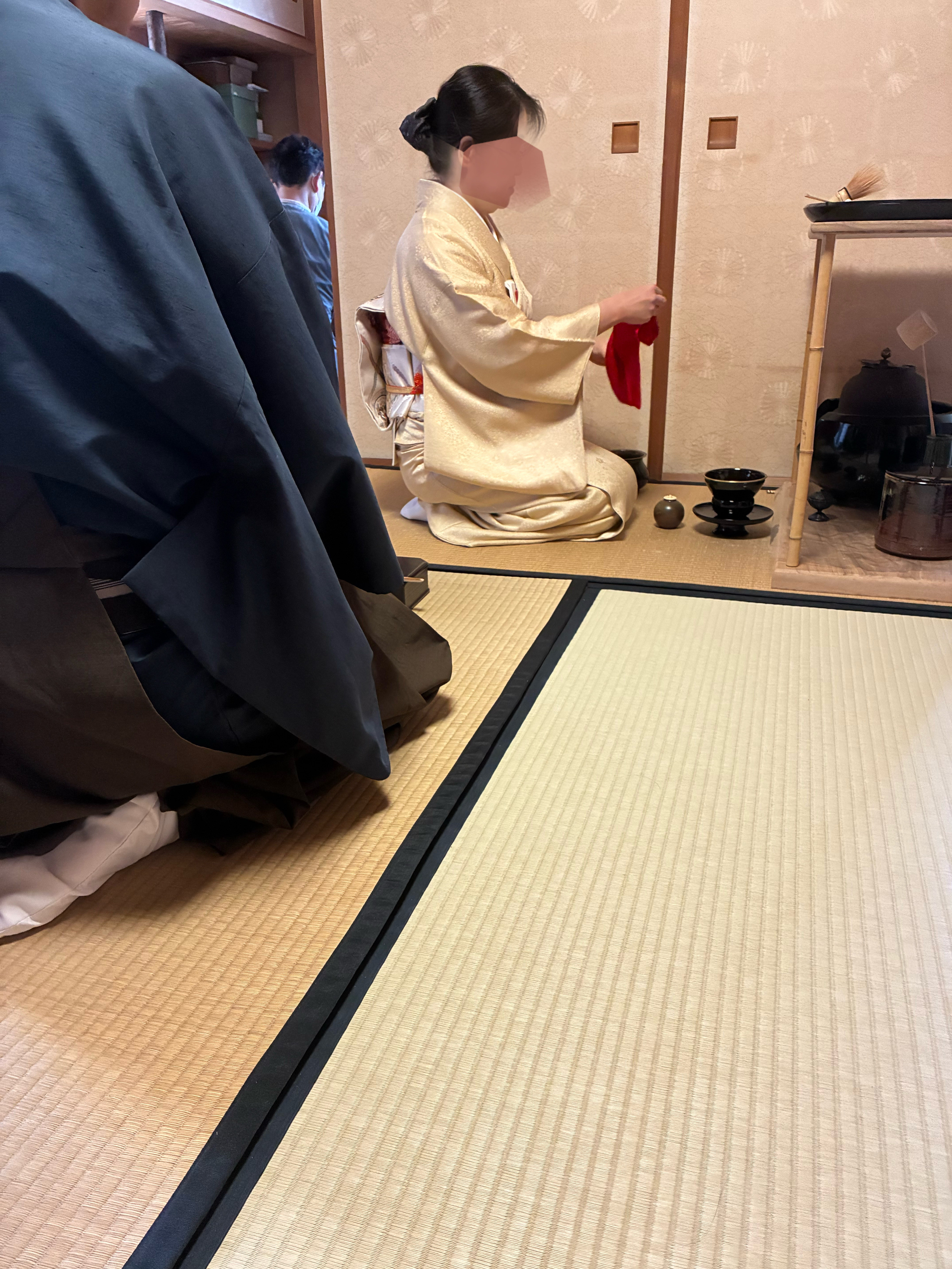 行ノ行台子のお点前を・・・