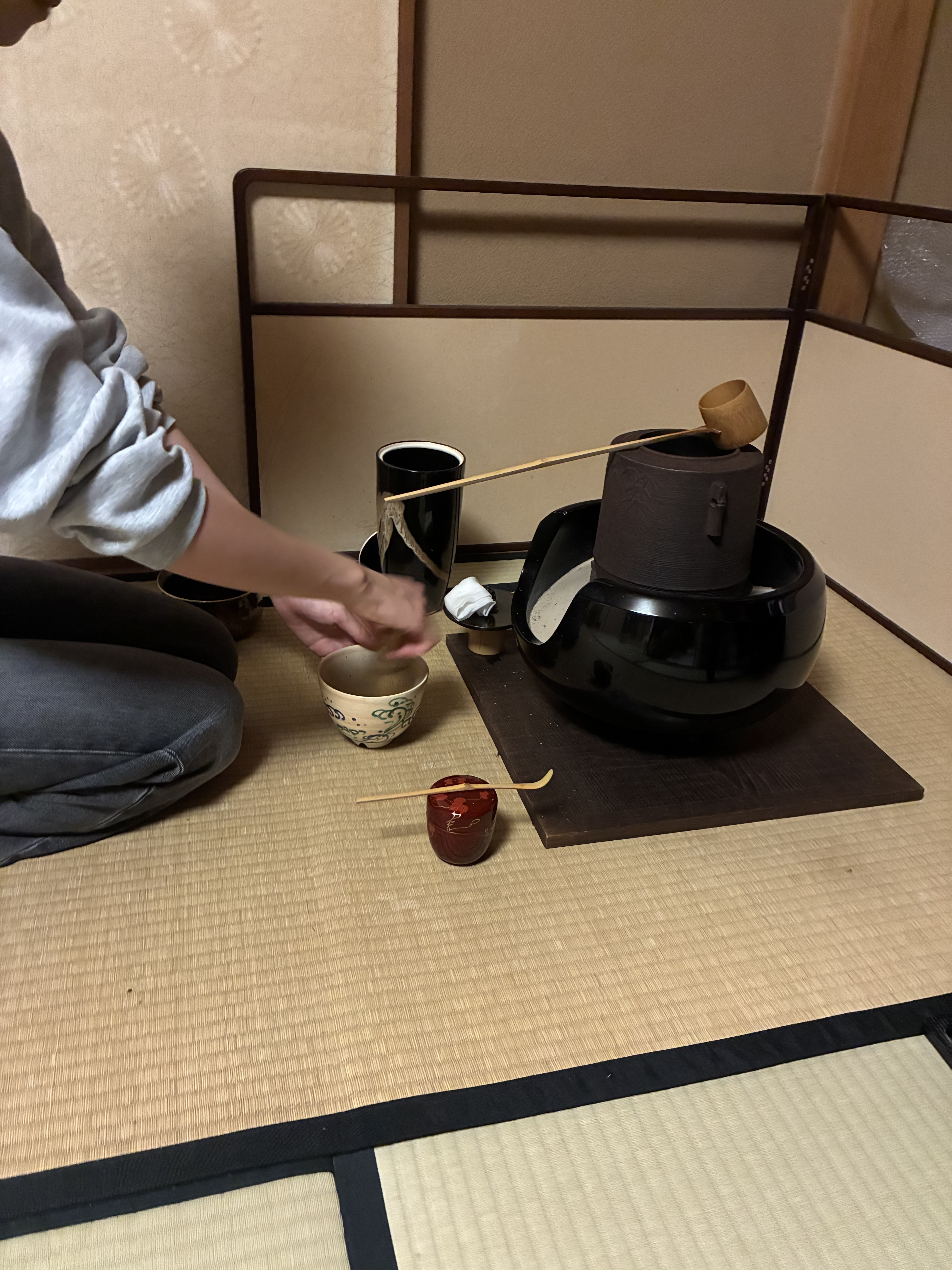 大板の薄茶点前を．．．