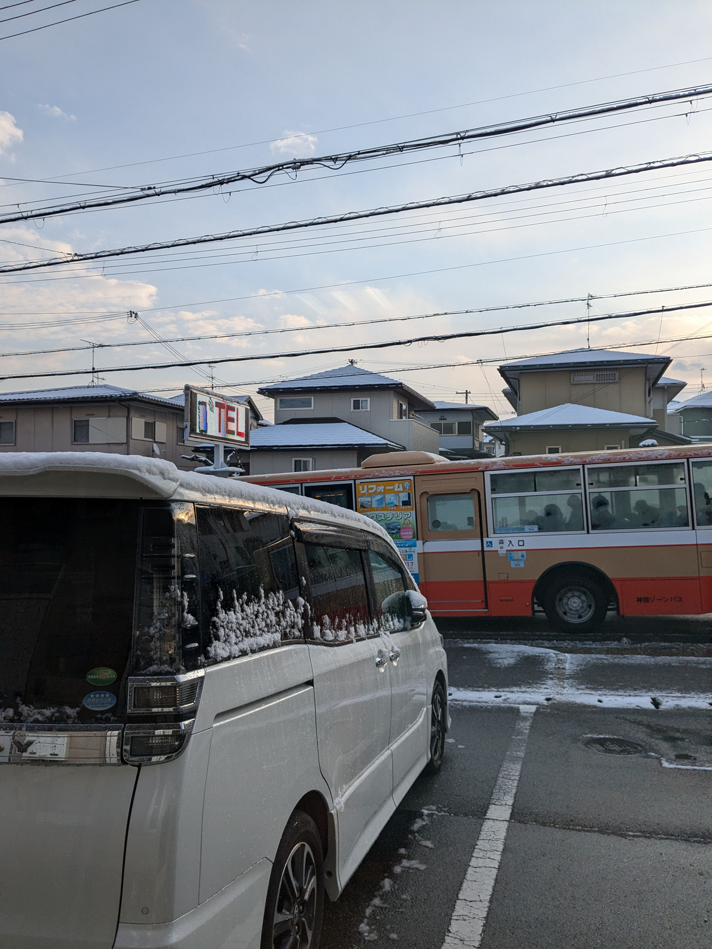 雪ビックリしましたよ～